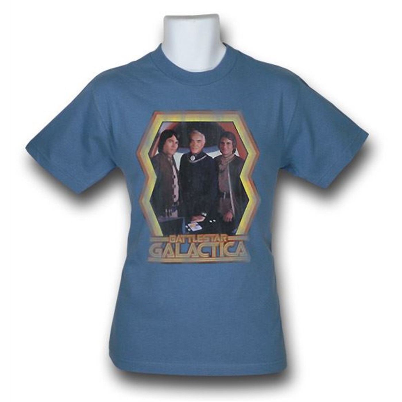 Battlestar Galactica Colonial Heroes T-Shirt, Blue