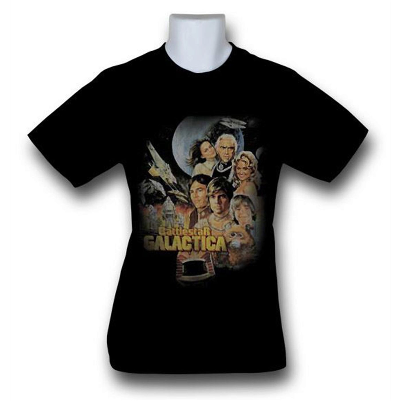 Battlestar Galactica Classic Poster T-Shirt, Black