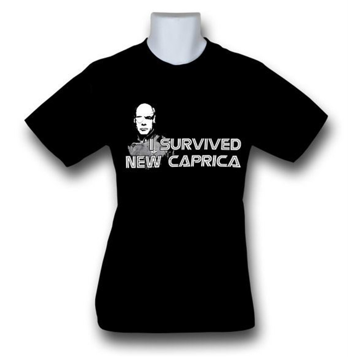 Battlestar Galactica I Survived T-Shirt, Black