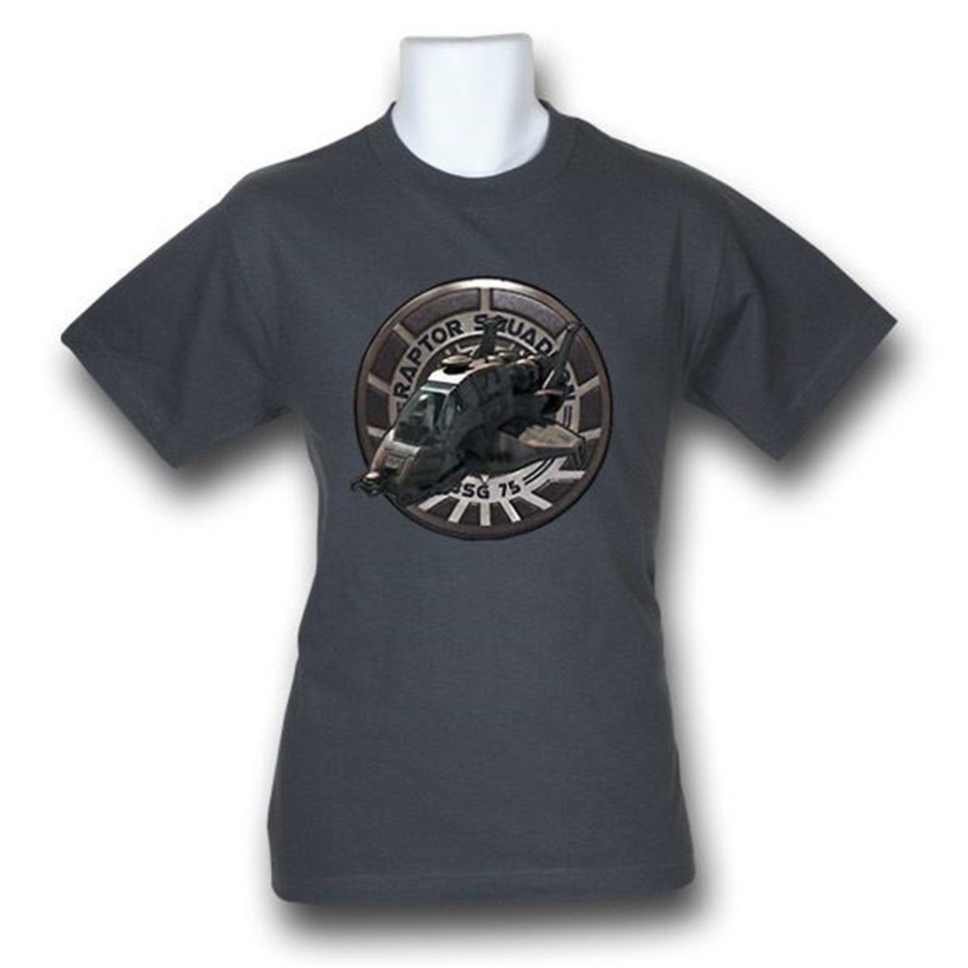 Battlestar Galactica Raptor Squadron T-Shirt, Grey