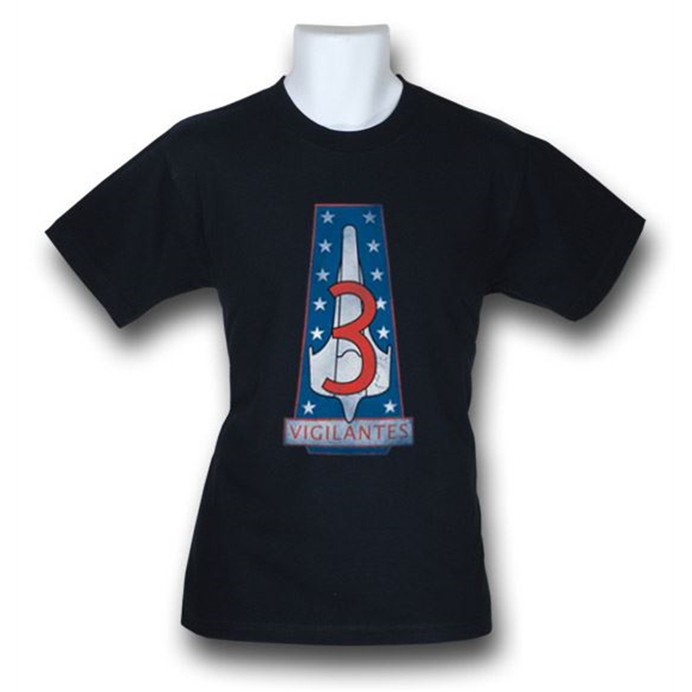 Battlestar Galactica Vigilantes Badge T-Shirt, Blue