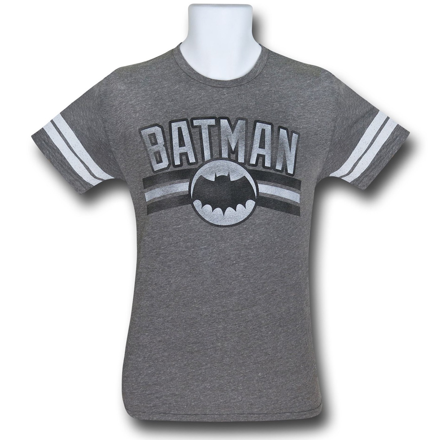 Batman Retro Athletic T-Shirt, Grey