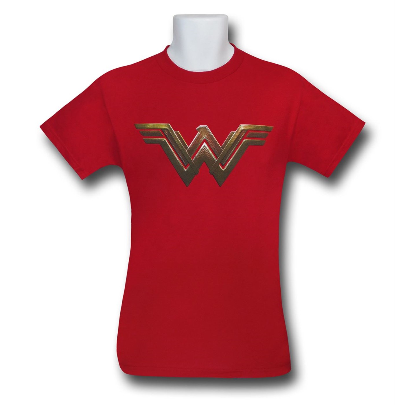 BVS Wonder Woman Symbol Kids T-Shirt, Red