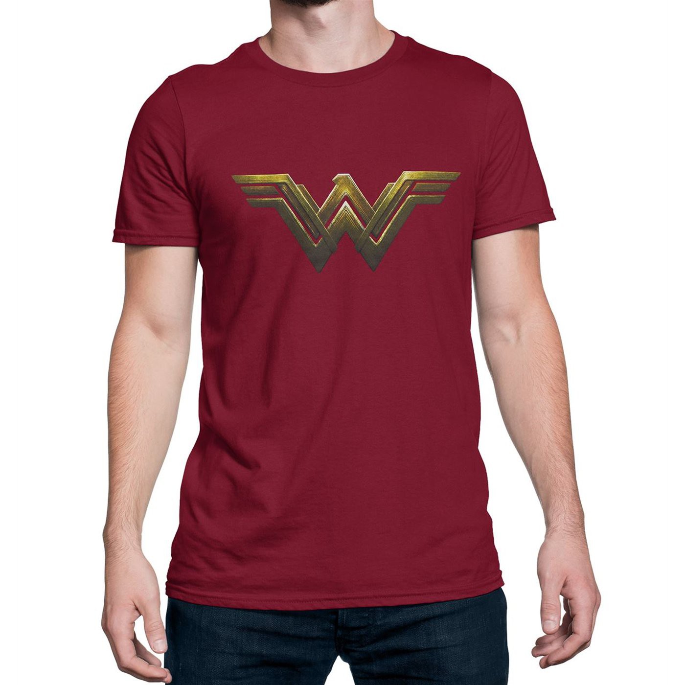 Wonder Woman Movie Symbol Men's T-Shirt, Red