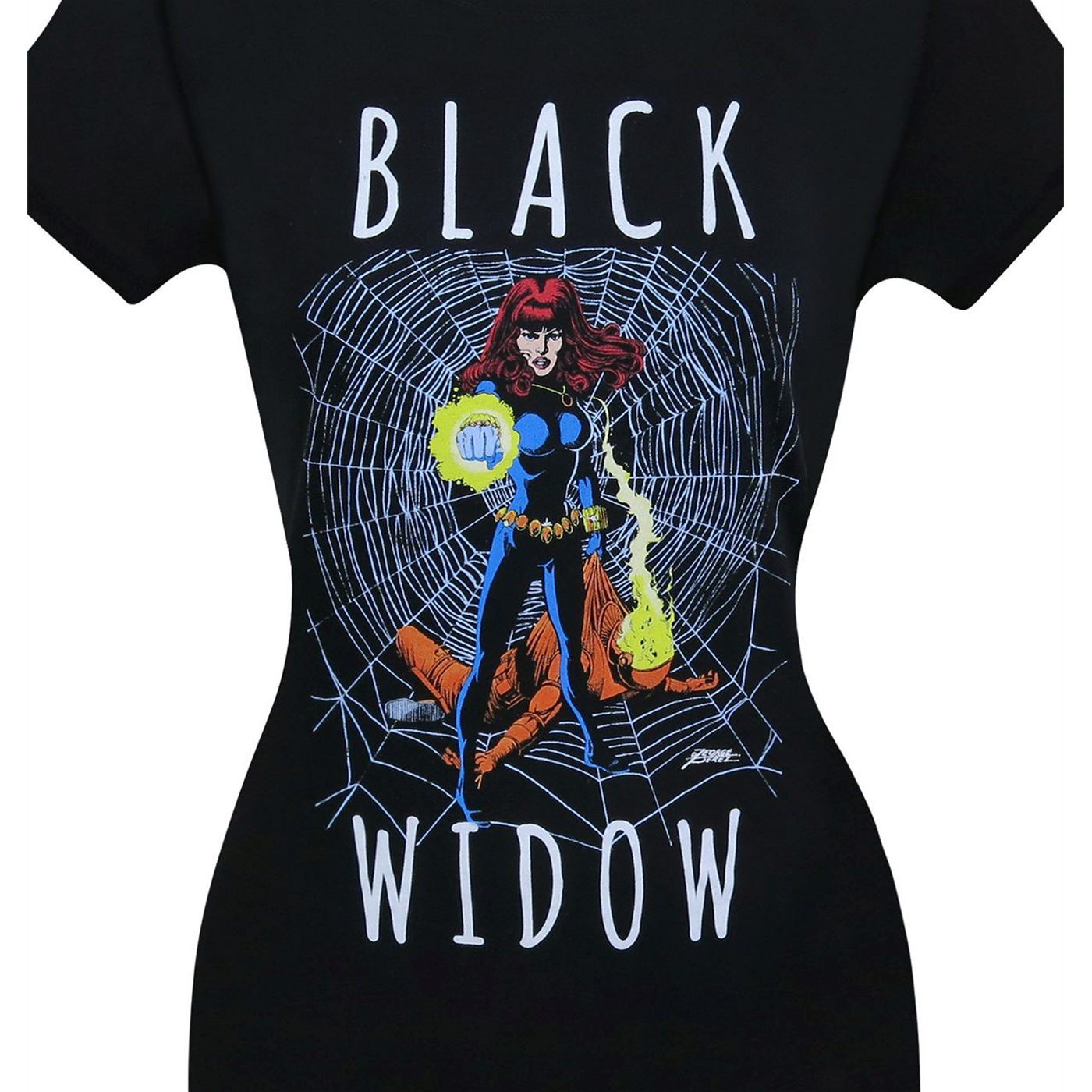 avengers black widow t shirt