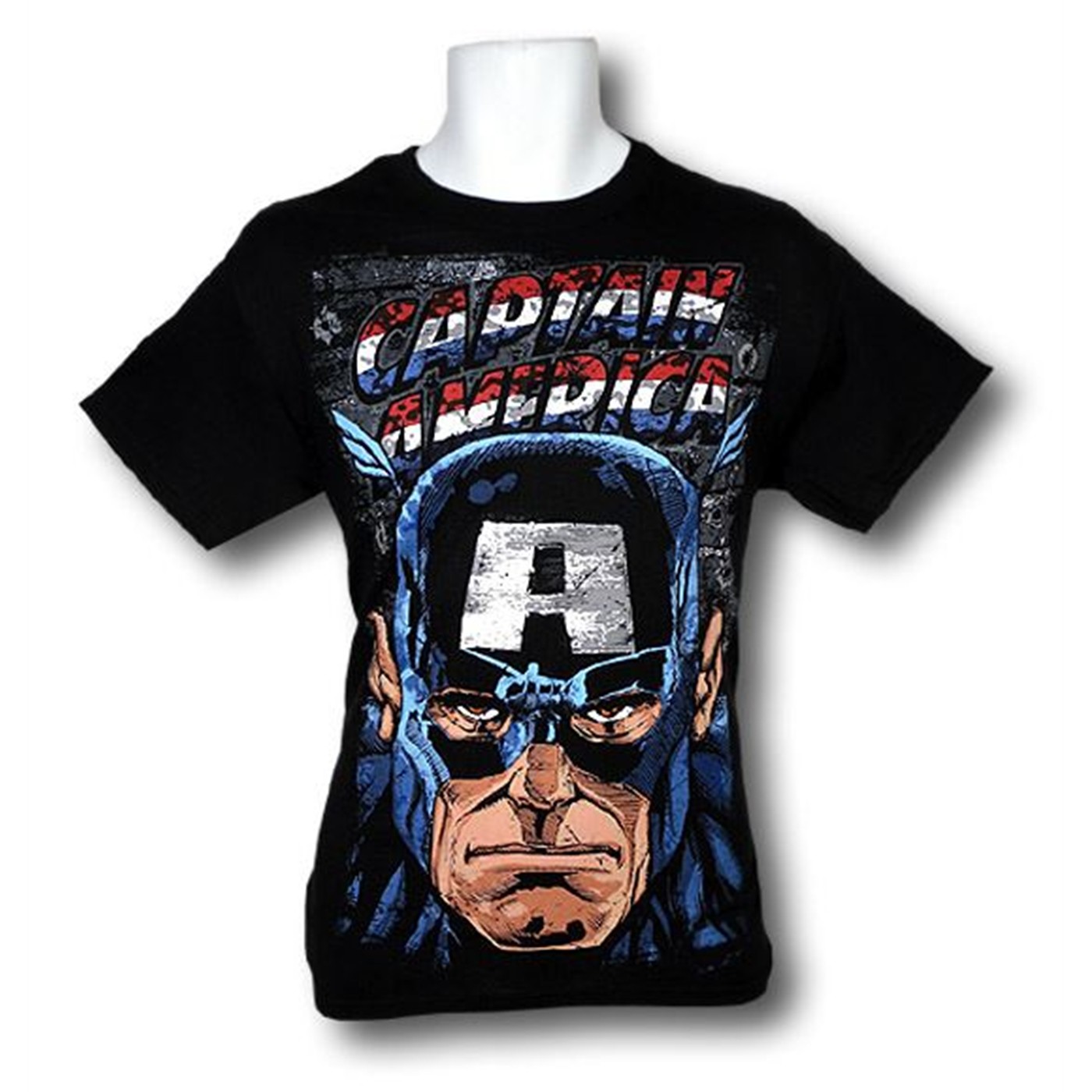 Captain America Killer Look T-Shirt, Black