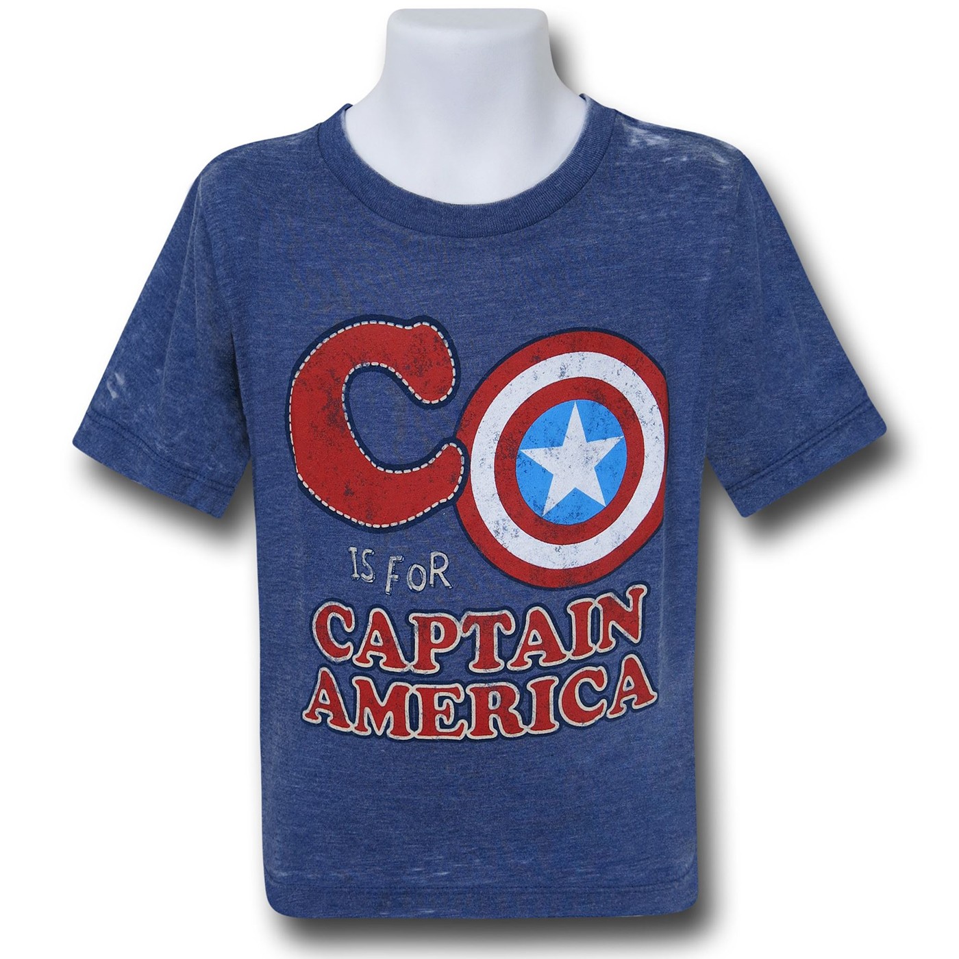 Captain America C for Captain Kids T-Shirt, Blue