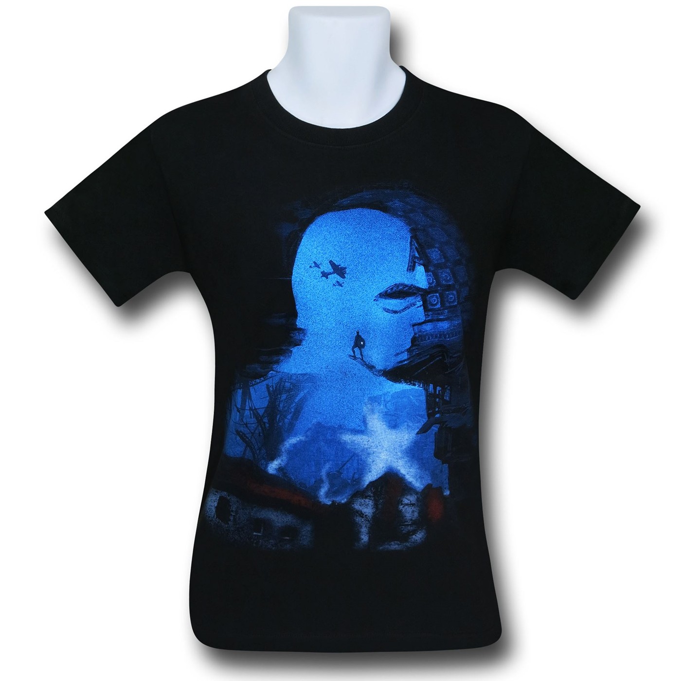 Captain America Composite T-Shirt, Black