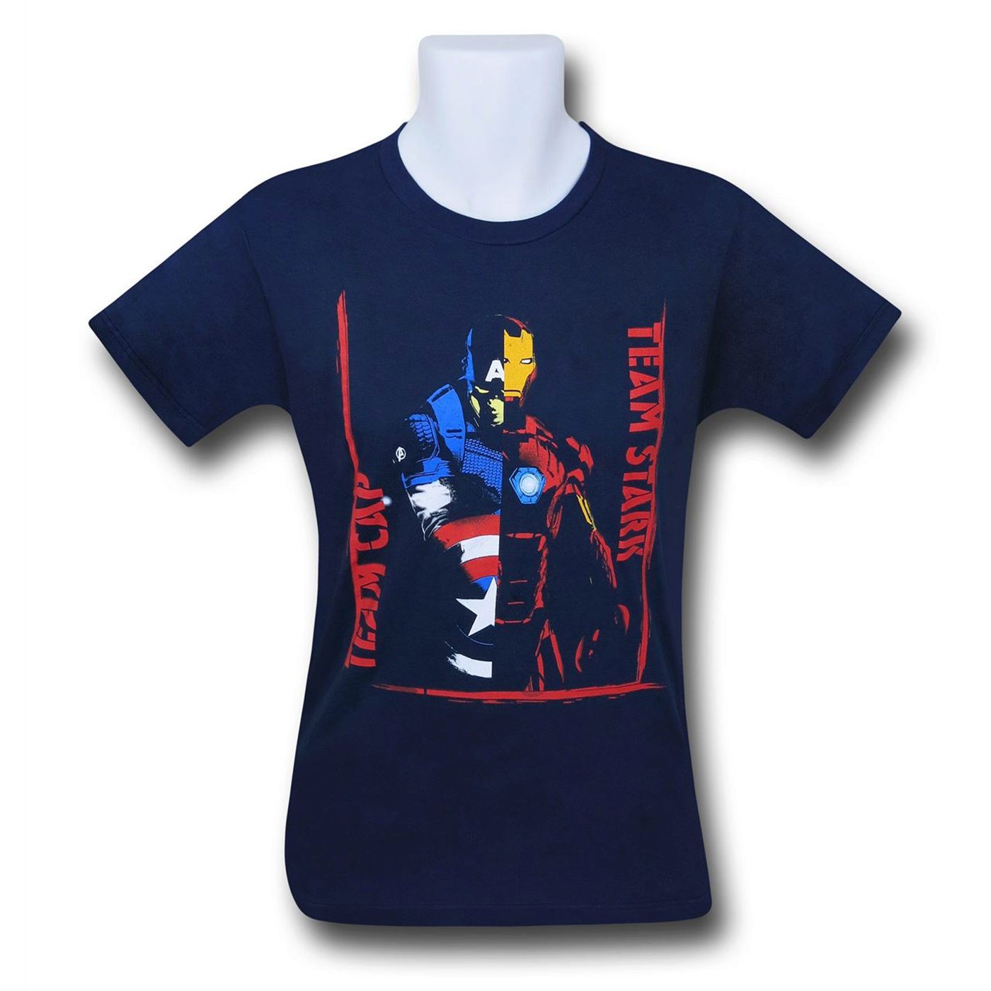 Captain America Civil War Kids Team Versus T-Shirt, Blue