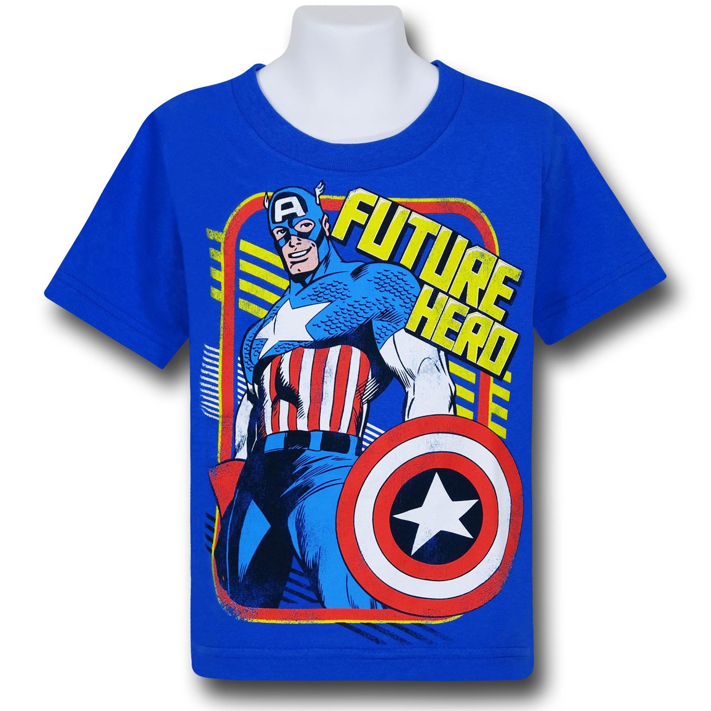 Captain America Future Hero Kids T-Shirt, Blue