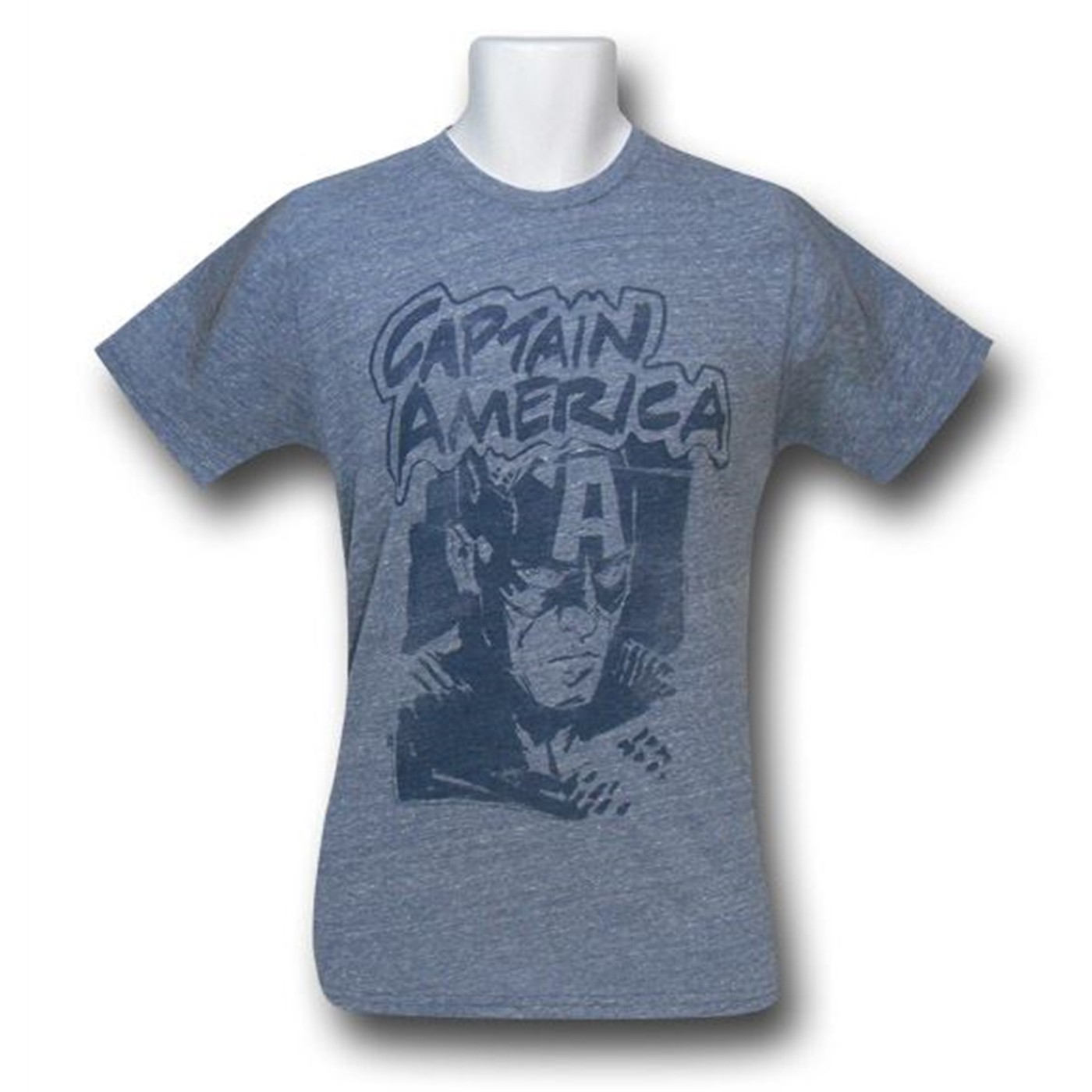 Captain America Grimace Junk Food Triblend Shirt