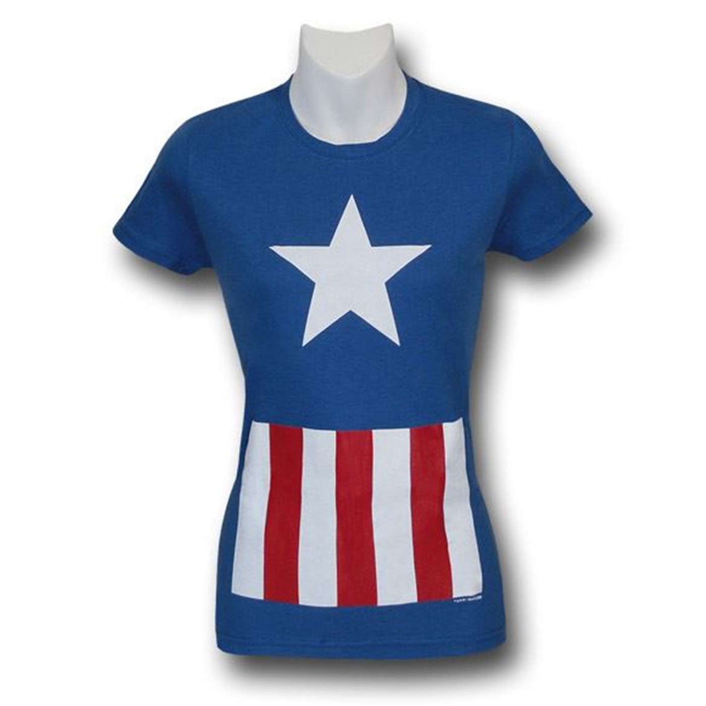 Captain America Uniform Women's T-Shirt, Blue
