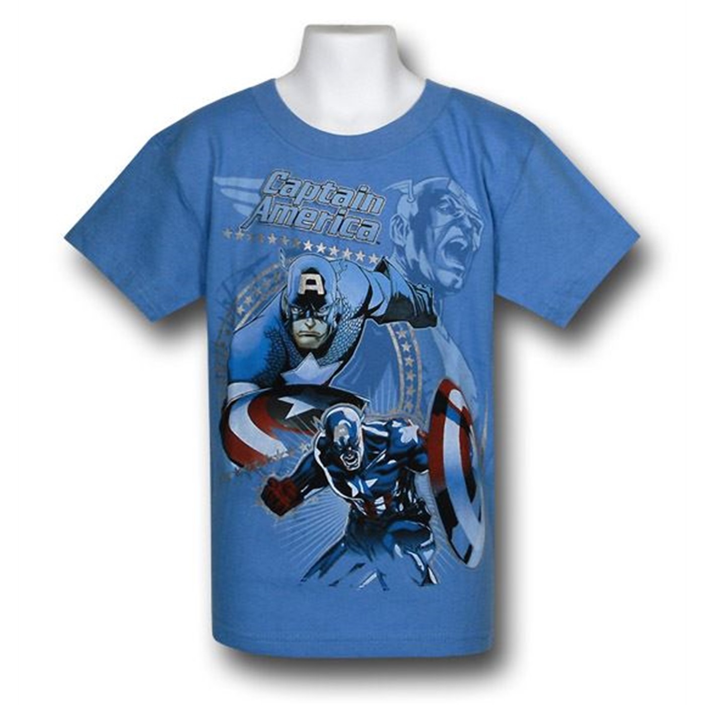 Captain America Juvenile Blue Avenger T-Shirt, Blue
