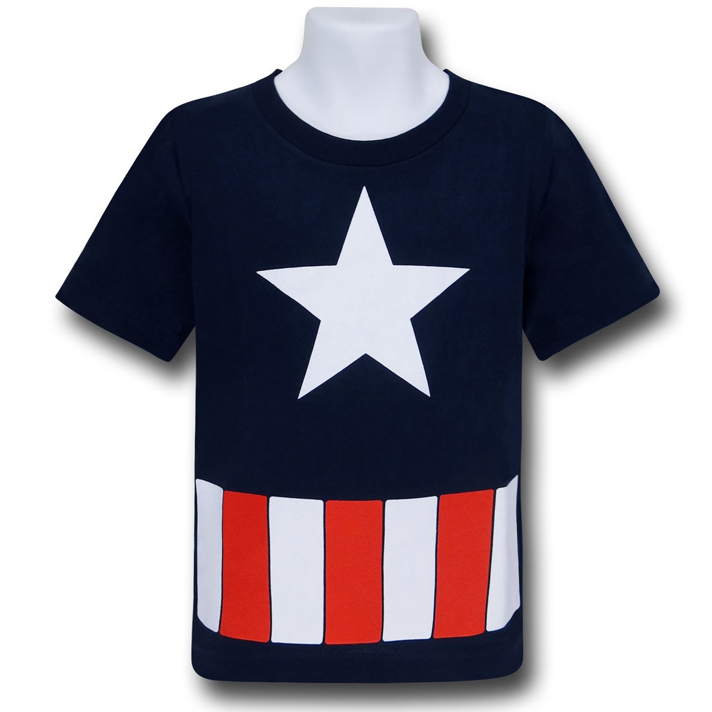 Captain America Kids Logo Costume T-Shirt, Blue