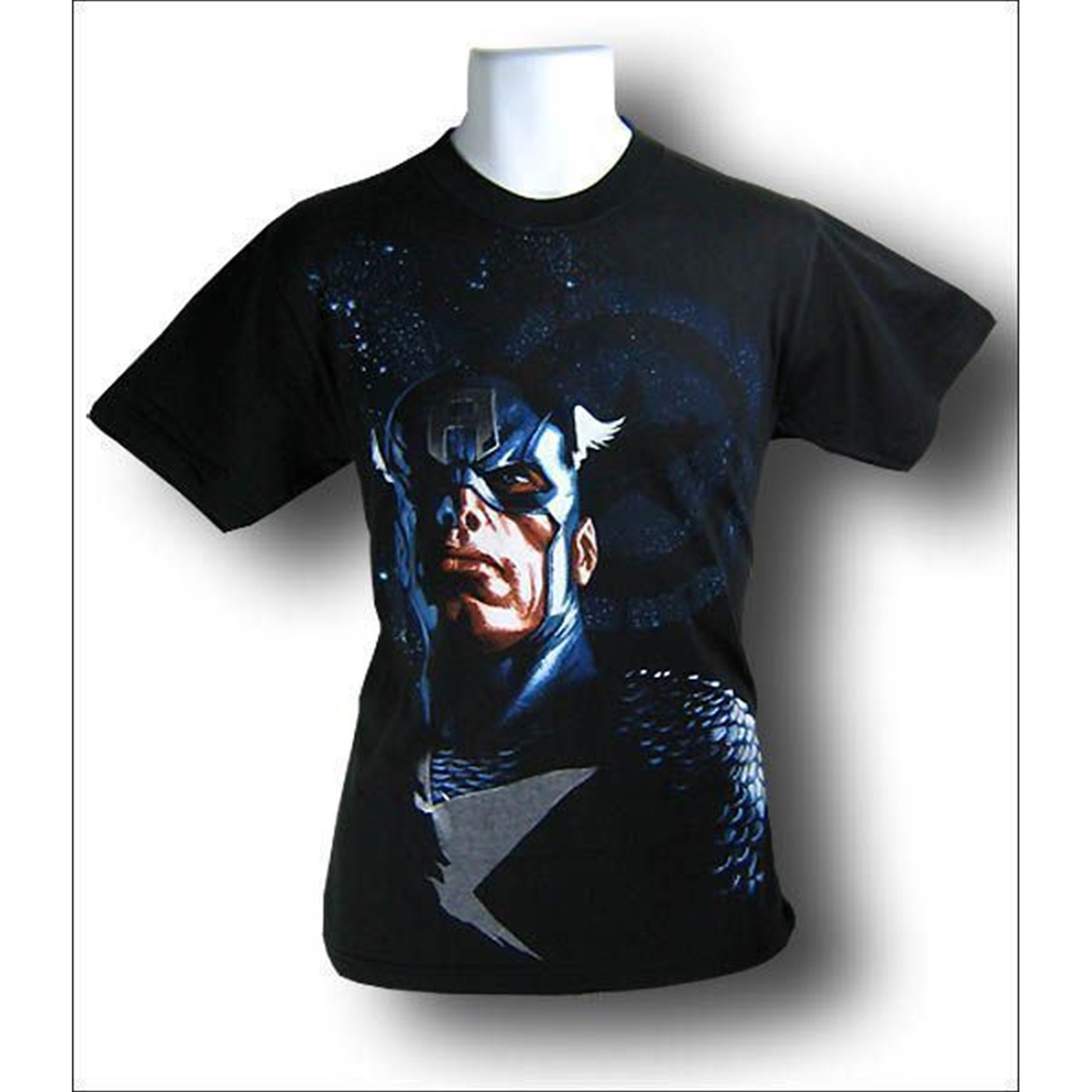 Captain America Legend T-Shirt, Black