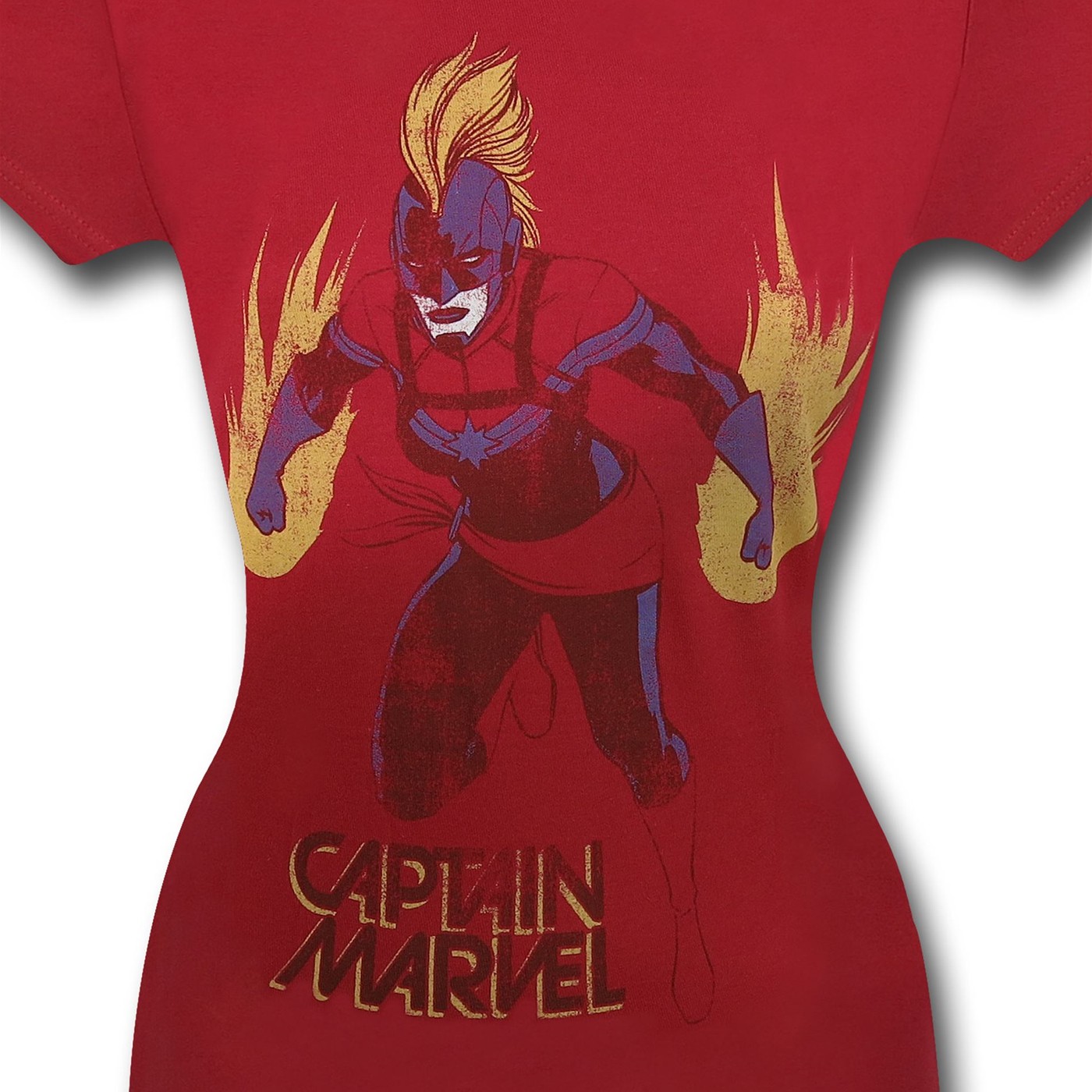 Captain Marvel Red Women's TShirt