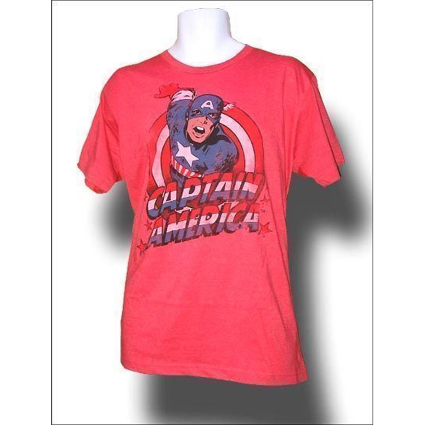Captain America Red Distressed Jack Kirby, Red