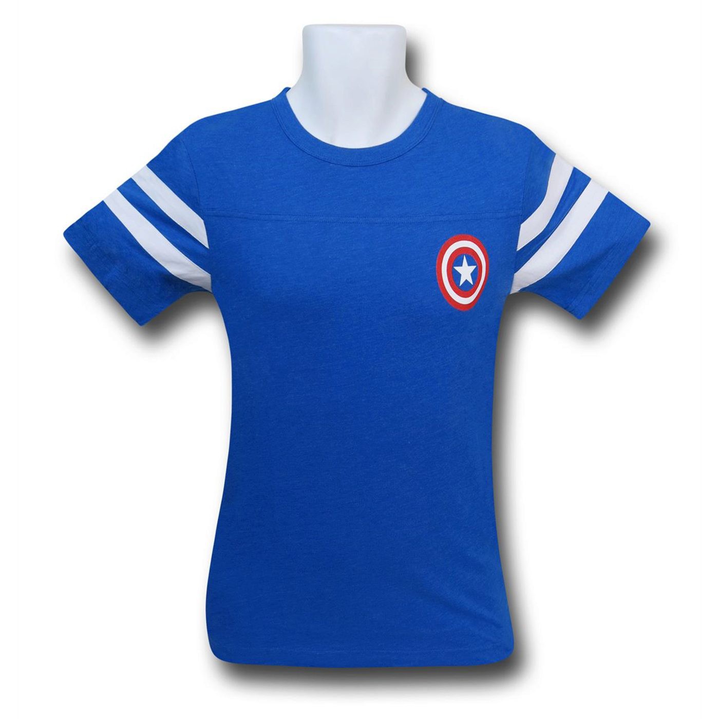 Captain America Rogers Men's Varsity T-Shirt, Blue