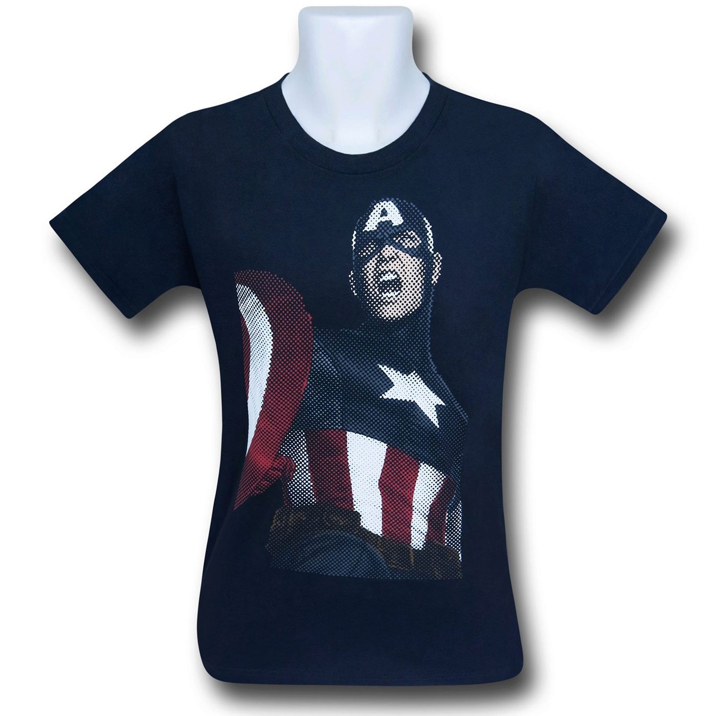Captain America Sigiled Servant Youth T-Shirt, Blue