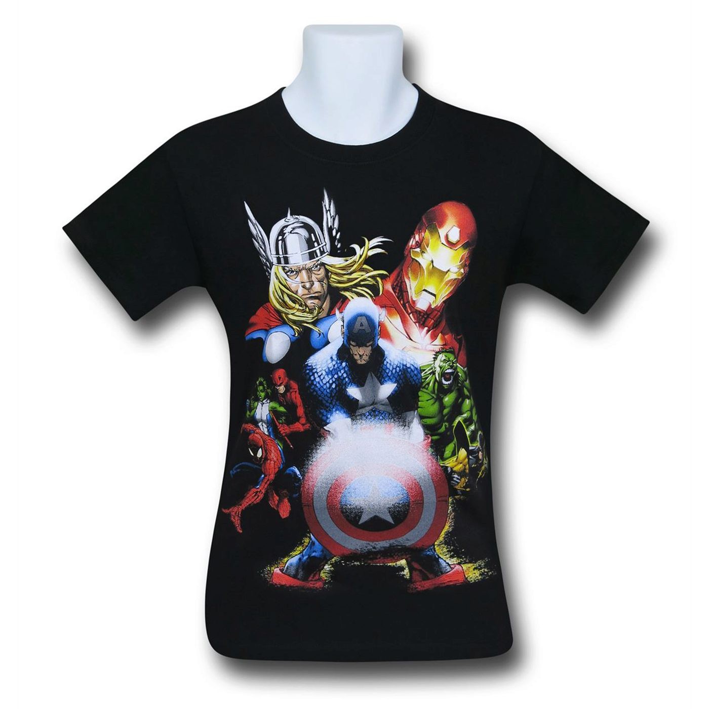 Captain America Soldiers Vengeance T-Shirt, Black