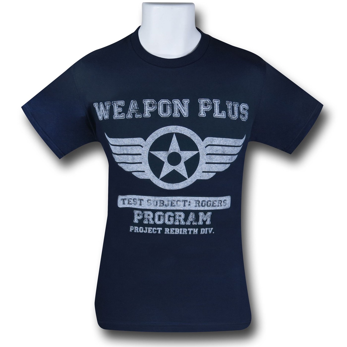 Captain America Weapon Plus T-Shirt, Blue