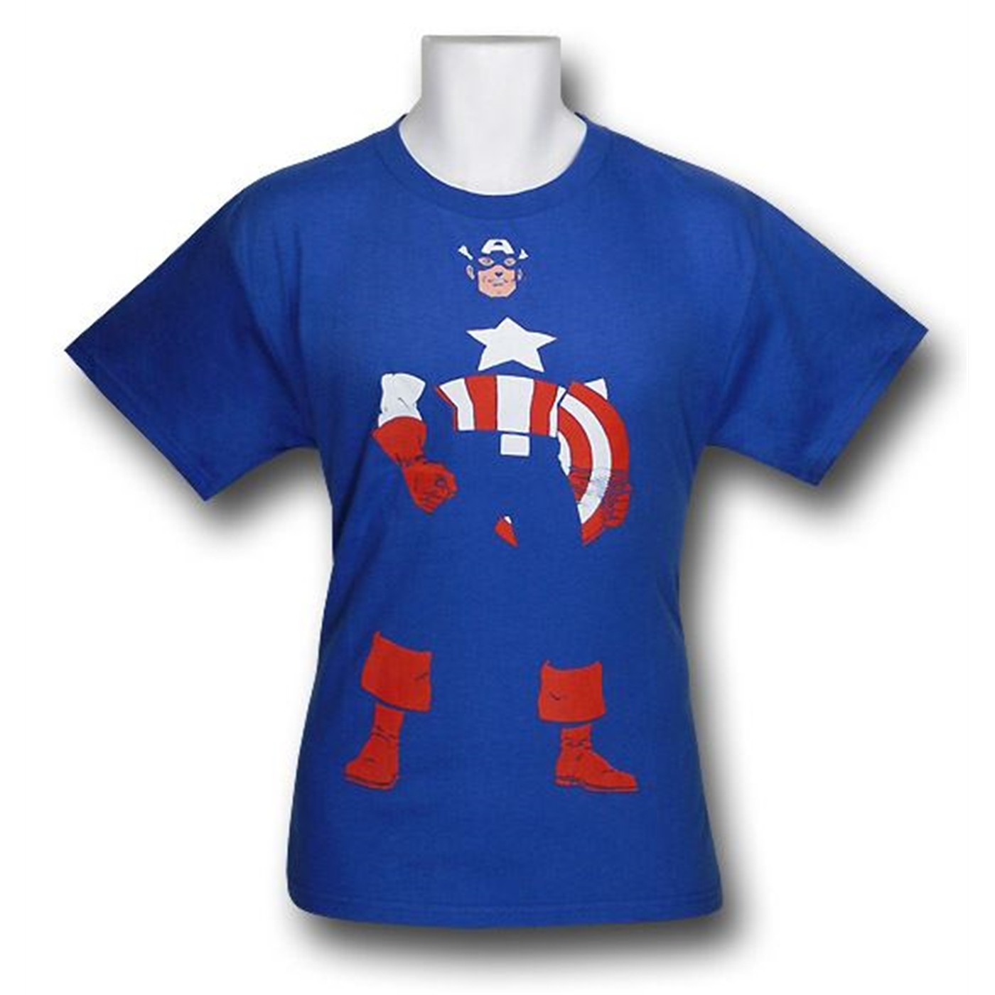 Captain America Youth Stand Strong T-Shirt, Blue