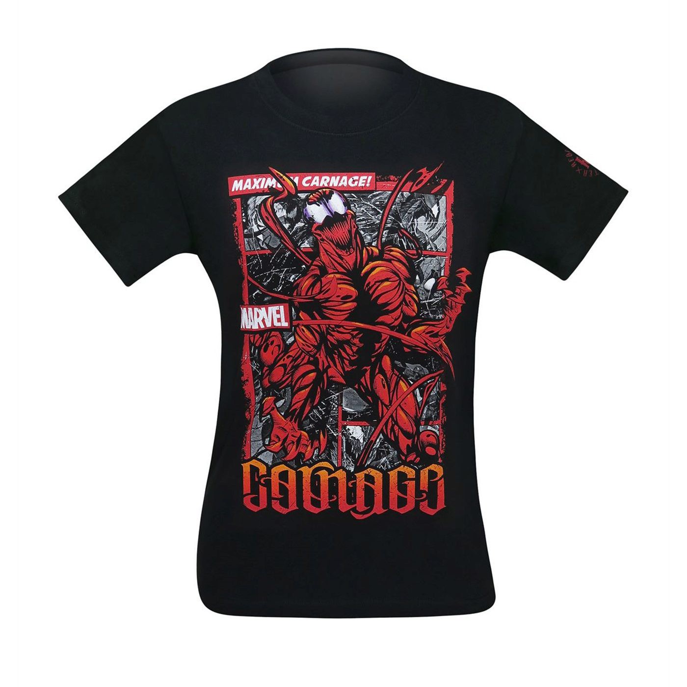Maximum Carnage Ambigram Men's T-Shirt, Black