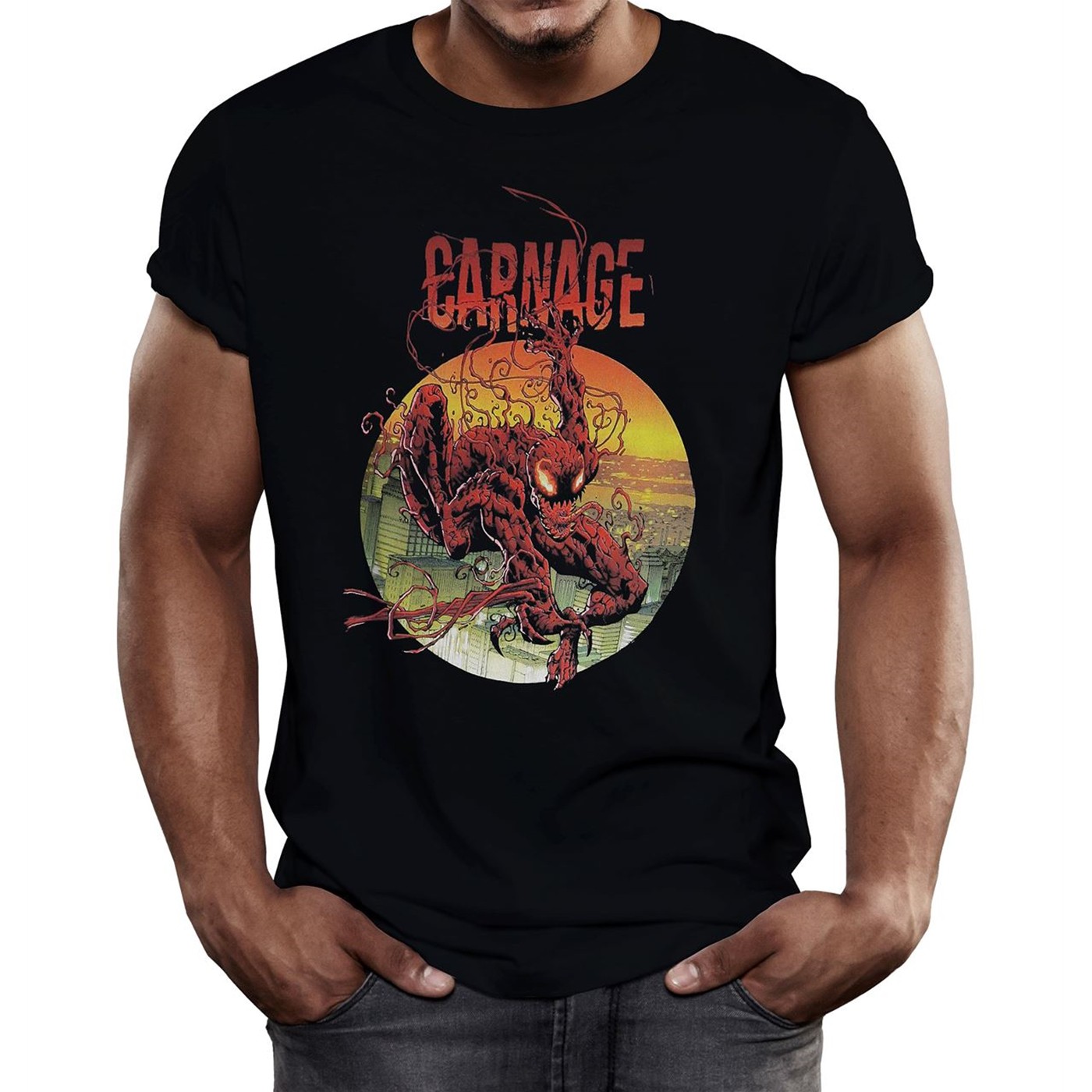 Carnage Climbing Out Men's T-Shirt, Black