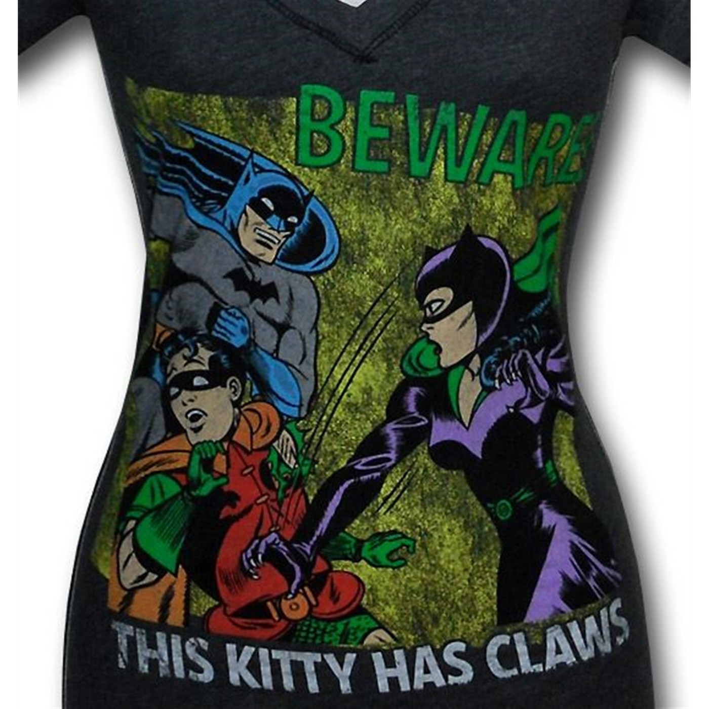 Catwoman Kitty Has Claws Juniors Trunk TShirt