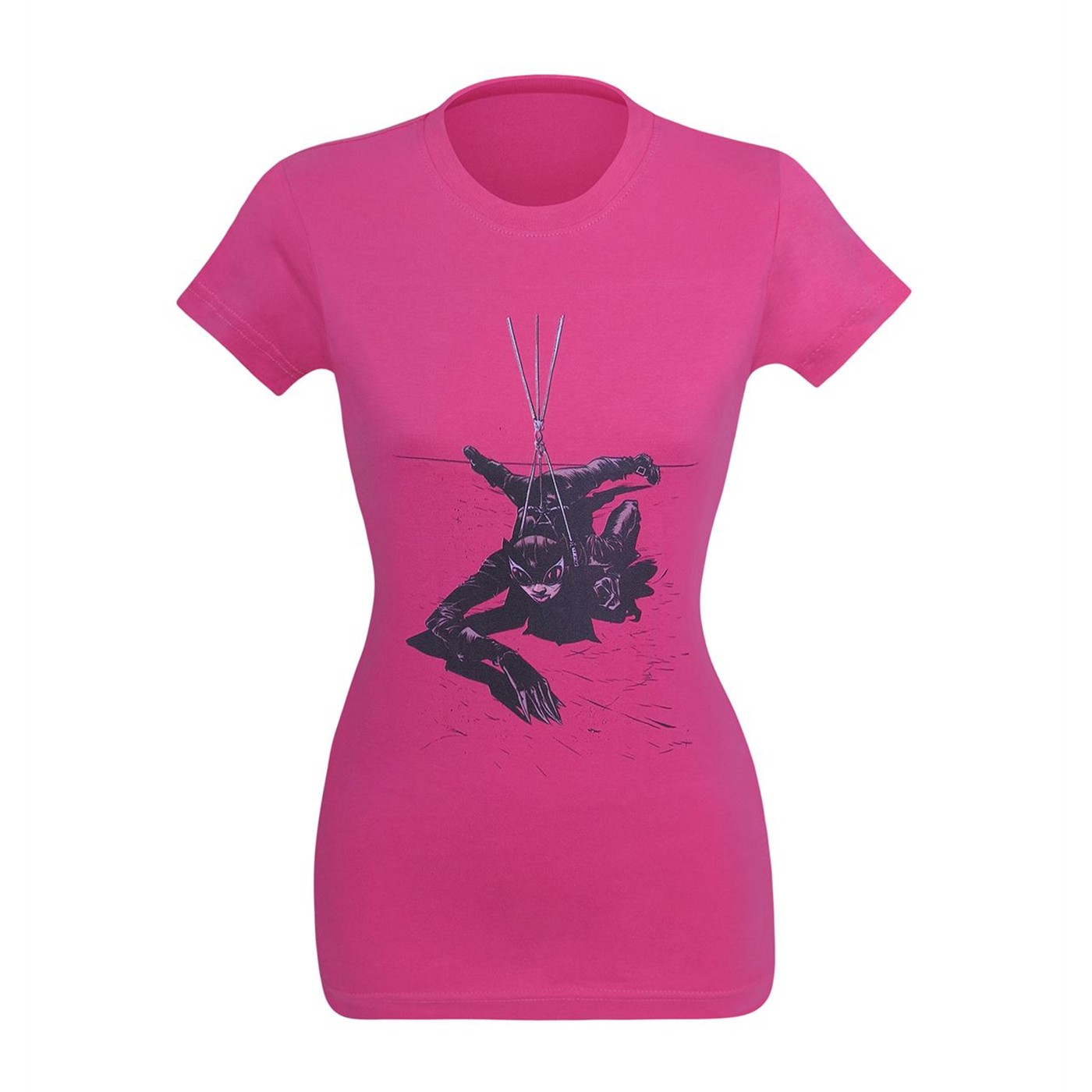 Catwoman Crawler Women's T-Shirt, Pink