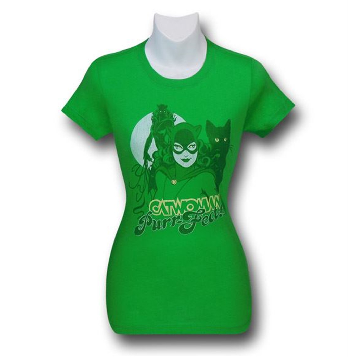 Catwoman Purr-Fect Women's T-Shirt, Green
