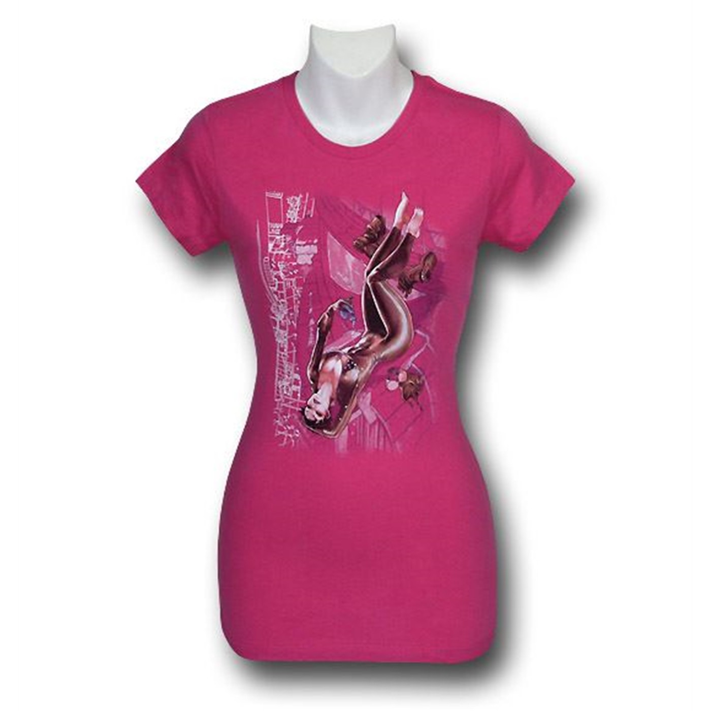 Catwoman New 52 No. 1 Women's T-Shirt, Pink