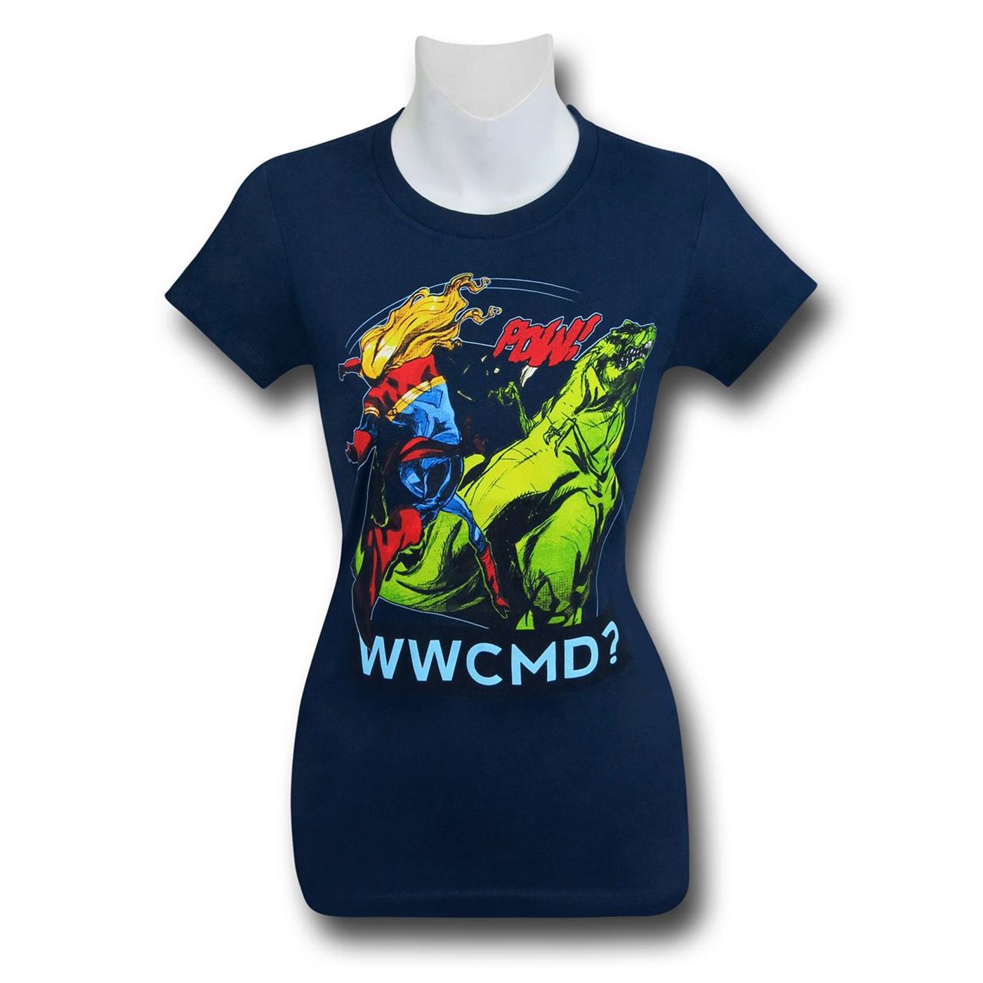 Captain Marvel WWCMD Women's T-Shirt, Blue