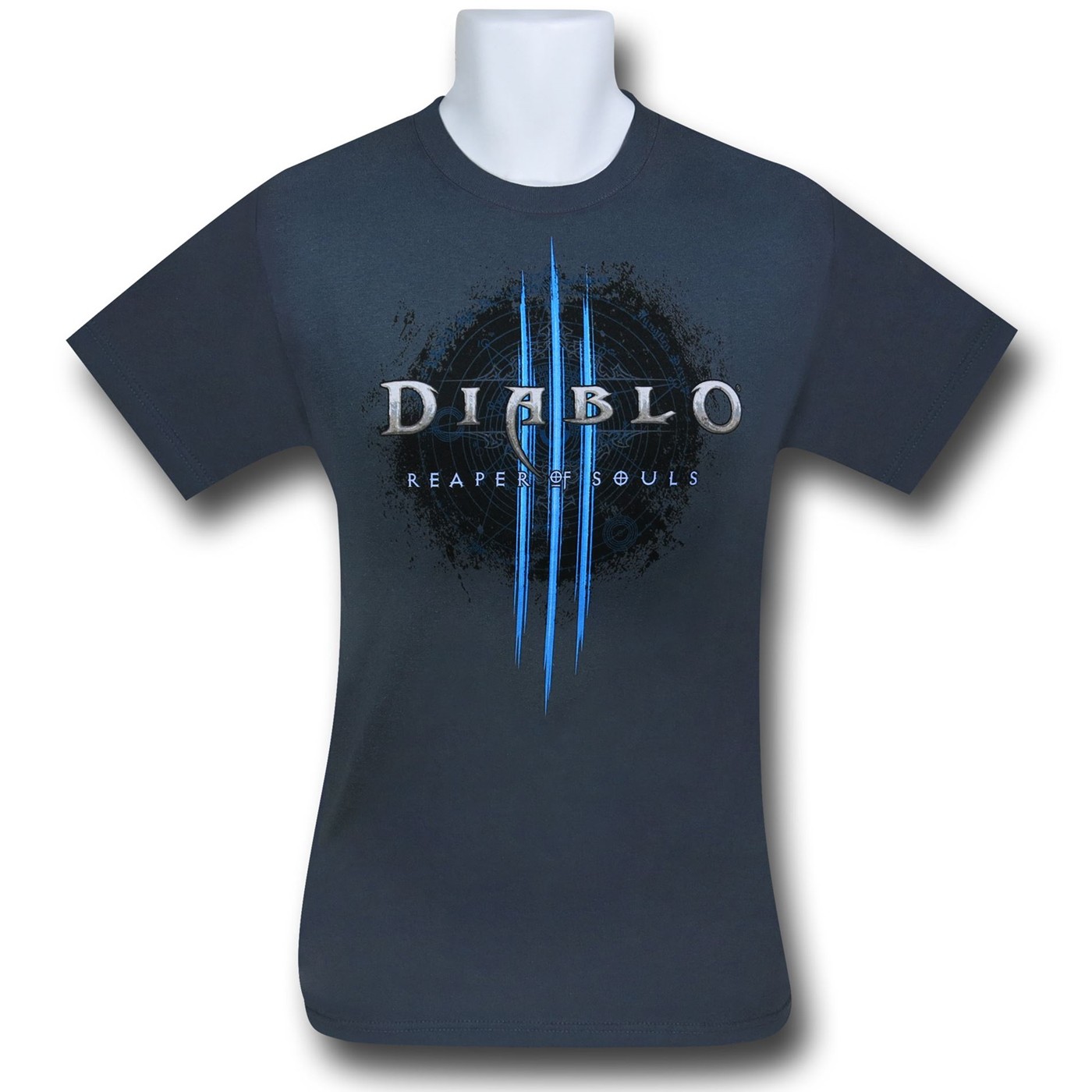 Diablo III Can't Stop Death T-Shirt, Grey