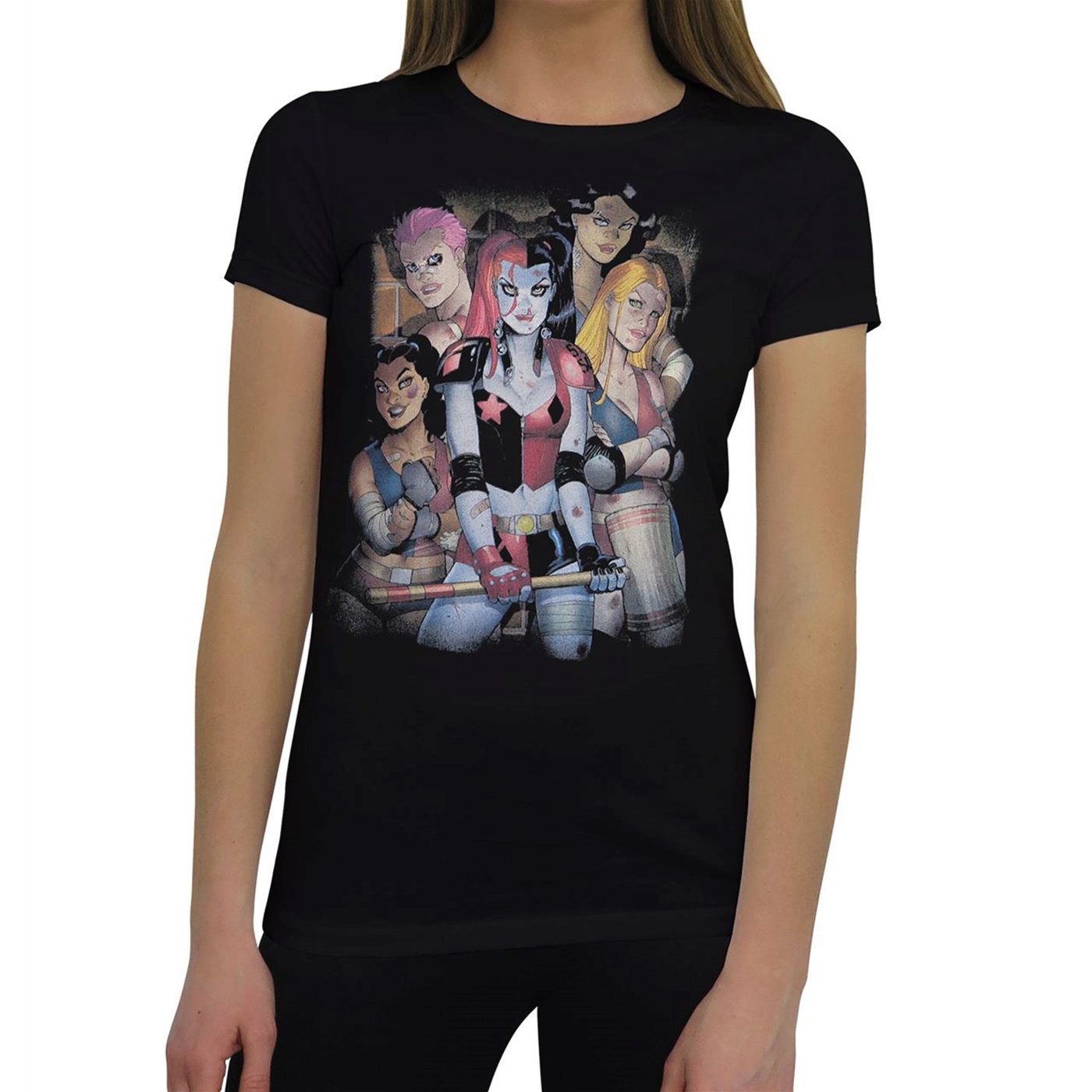 DC Bad Girls Women's T-Shirt, Black