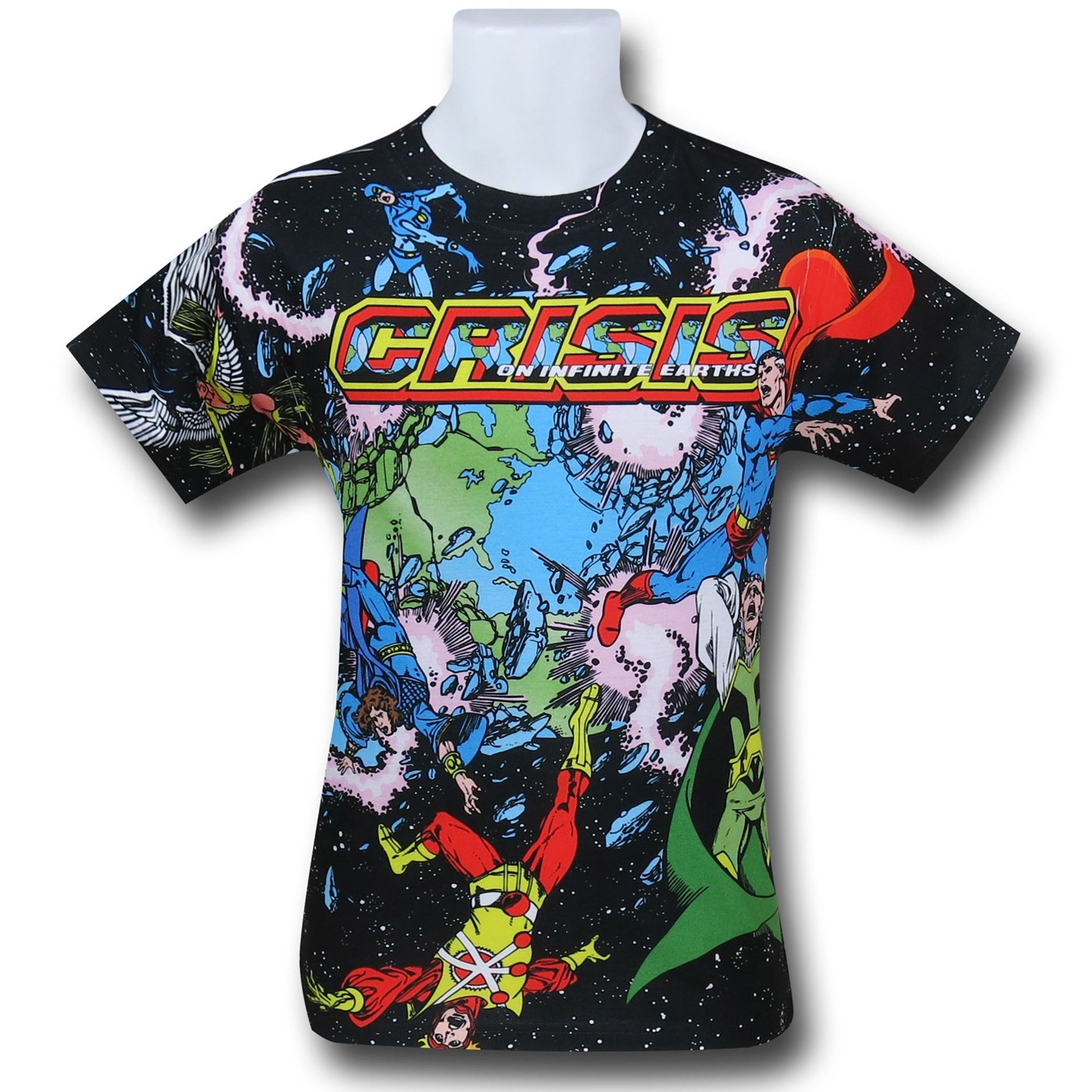 DC Crisis Variant Sublimated T-Shirt, Black