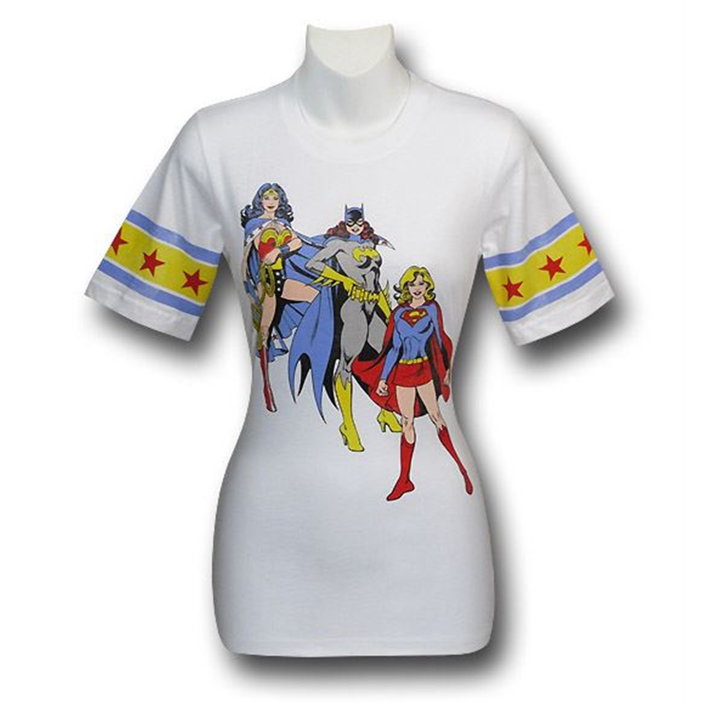 DC Women Of Power Juniors T-Shirt, White