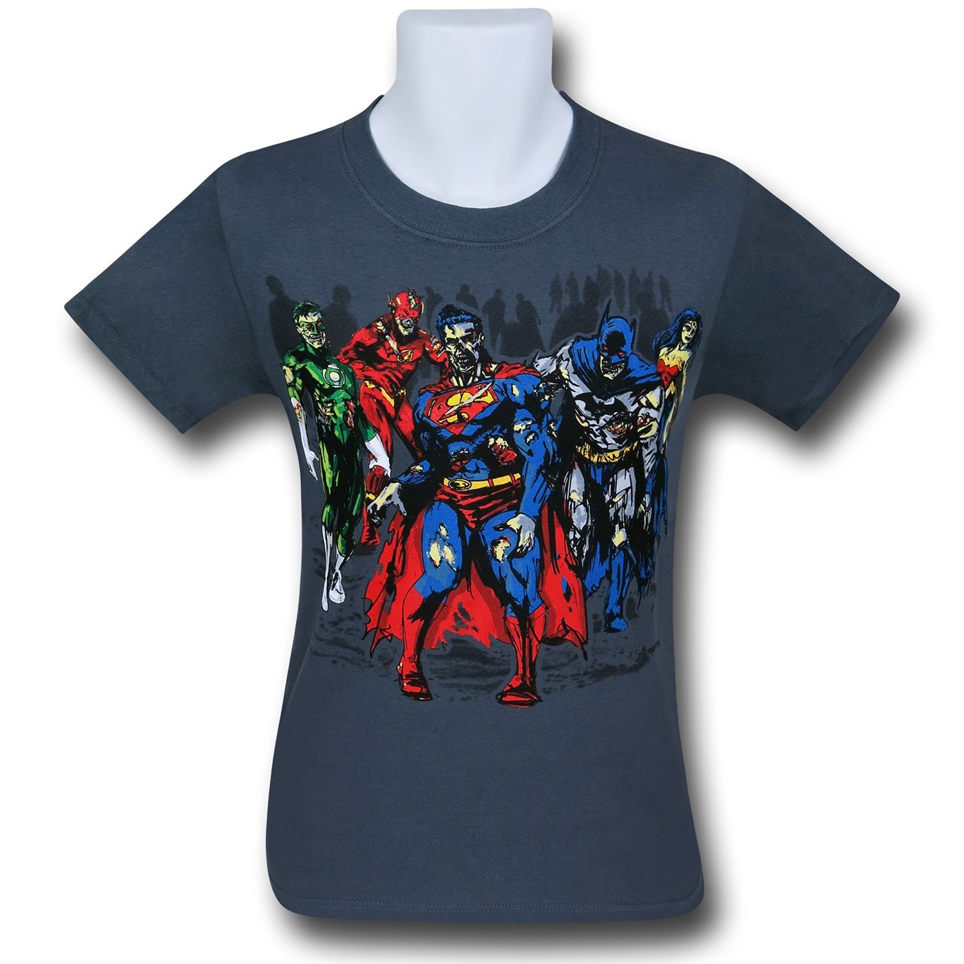 DC Superhero Zombies T-Shirt, Grey