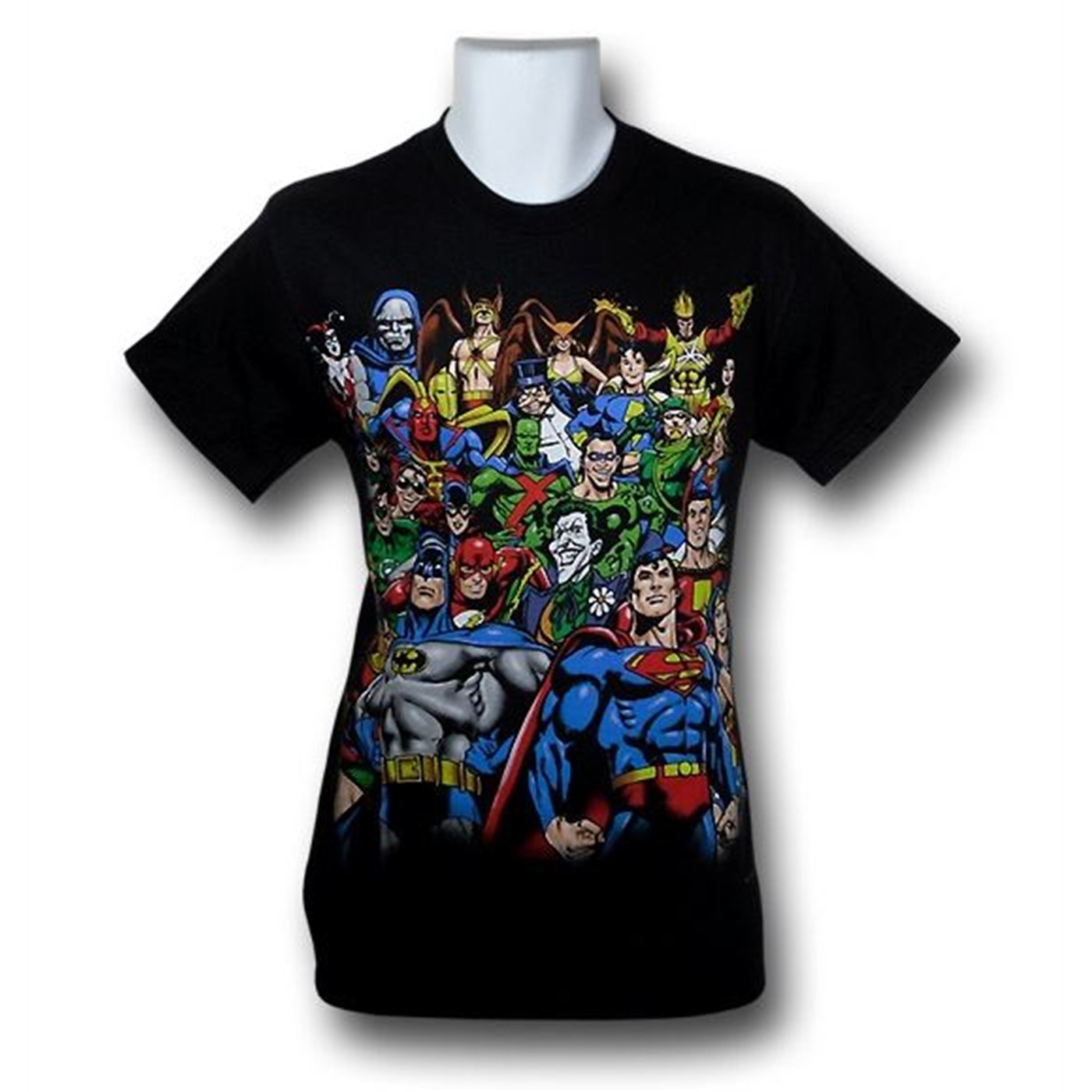 Heroes of the DC Universe T-Shirt, Black