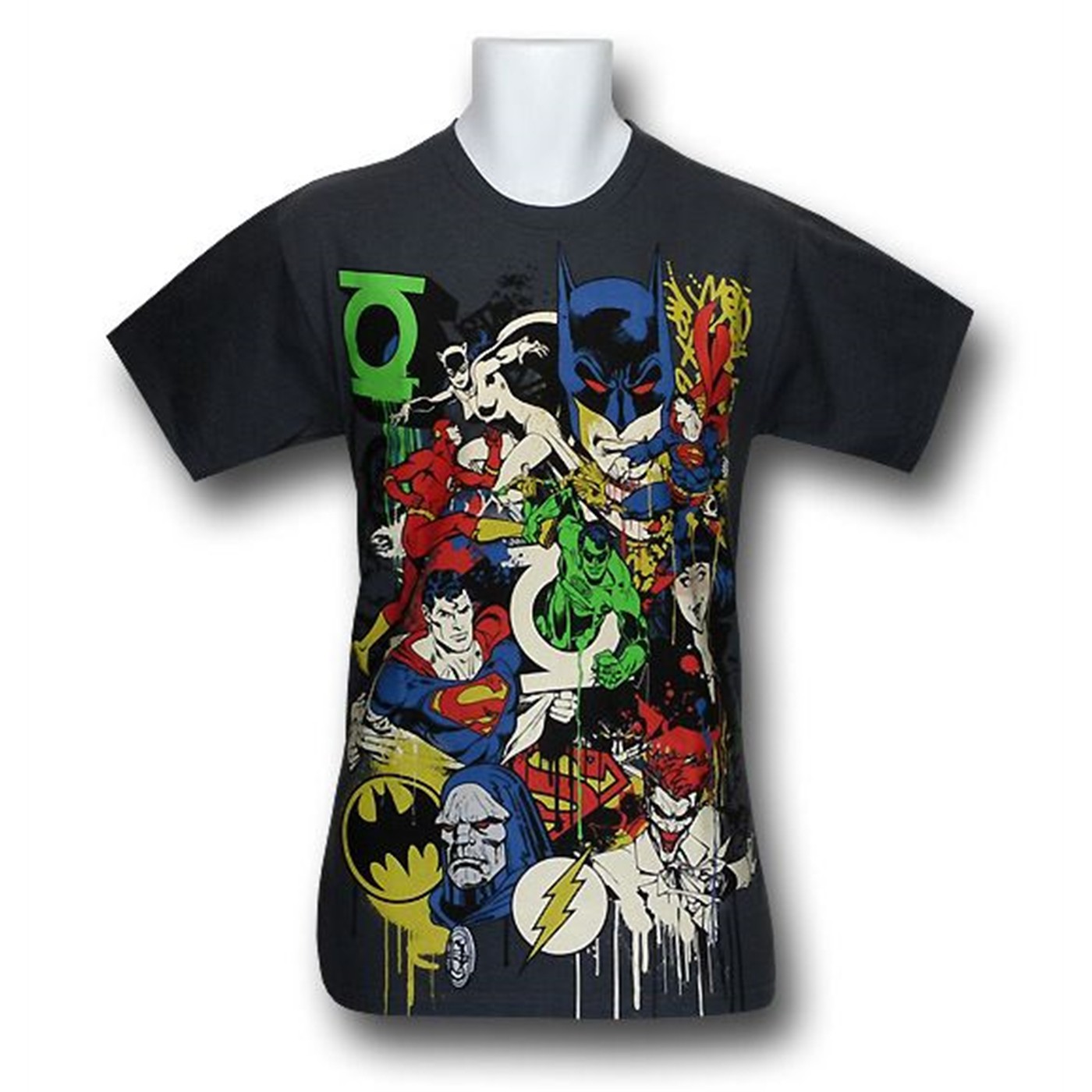 DC Universe Urban Tag Spray T-Shirt, Grey