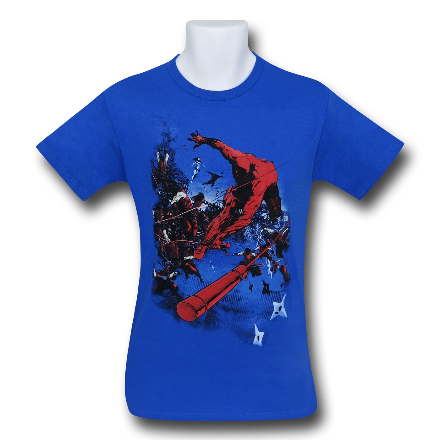 Daredevil Ninja Attack T-Shirt, Blue
