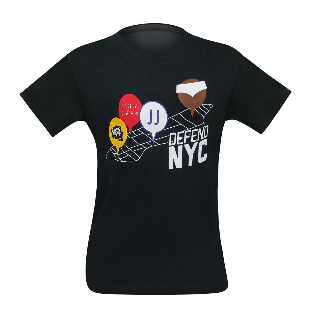 Defend New York City Men's T-Shirt, Black