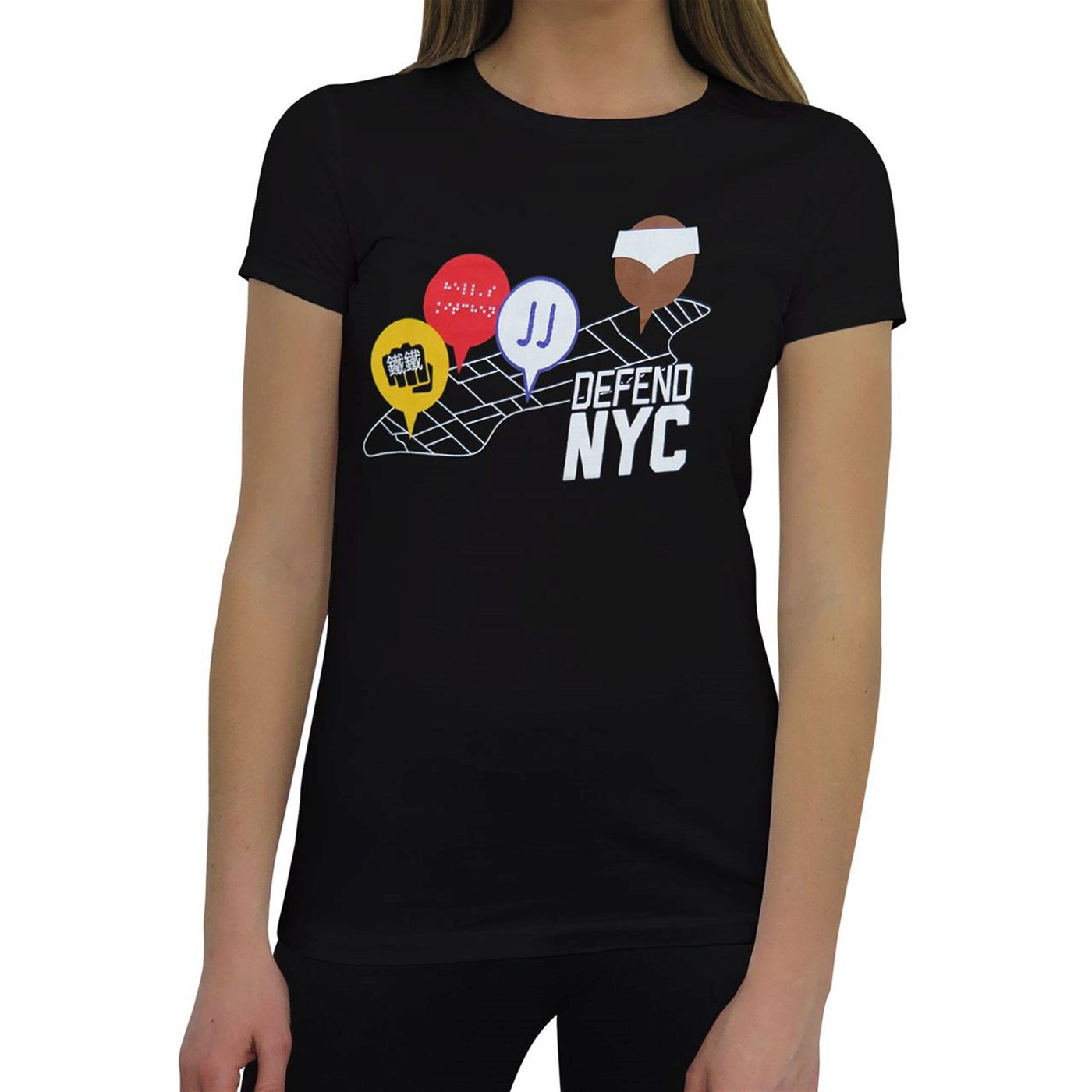 Defend New York City Women's T-Shirt, Black