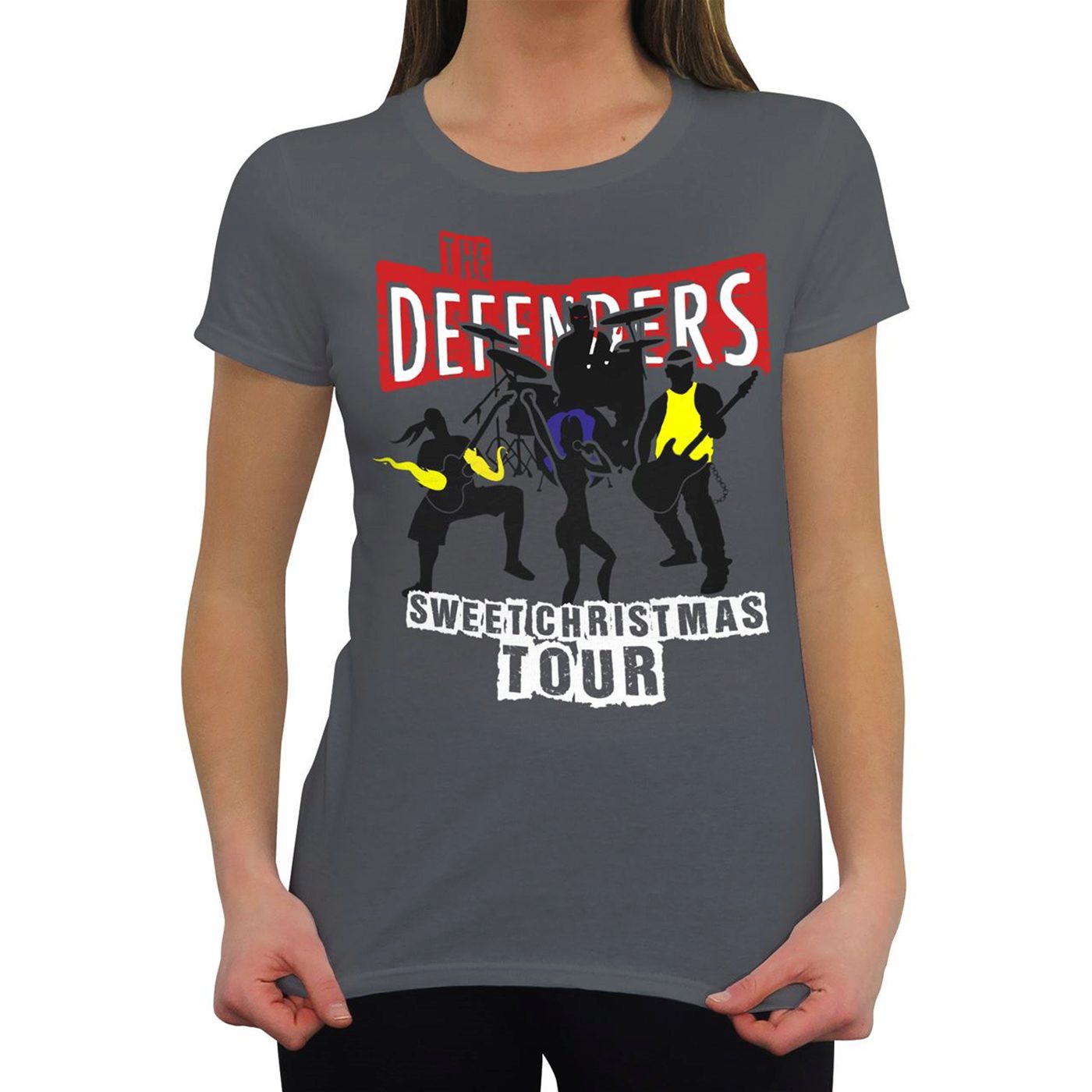 Defenders Sweet Christmas Tour Women's T-Shirt, Grey