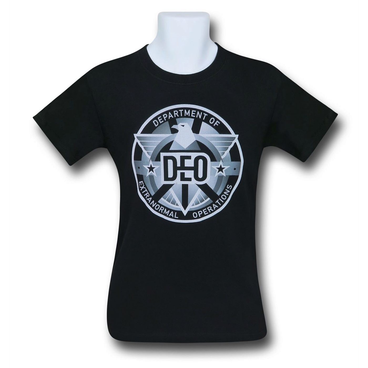 Supergirl DC Comics DEO Men's T-Shirt, Black