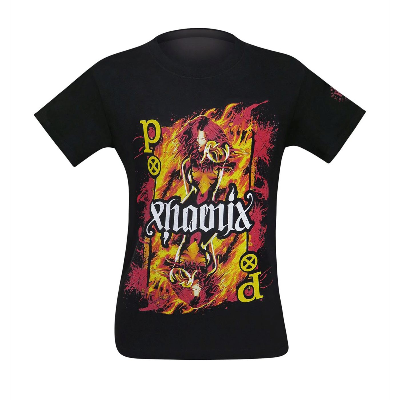 Dark Phoenix Ambigram Men's T-Shirt, Black