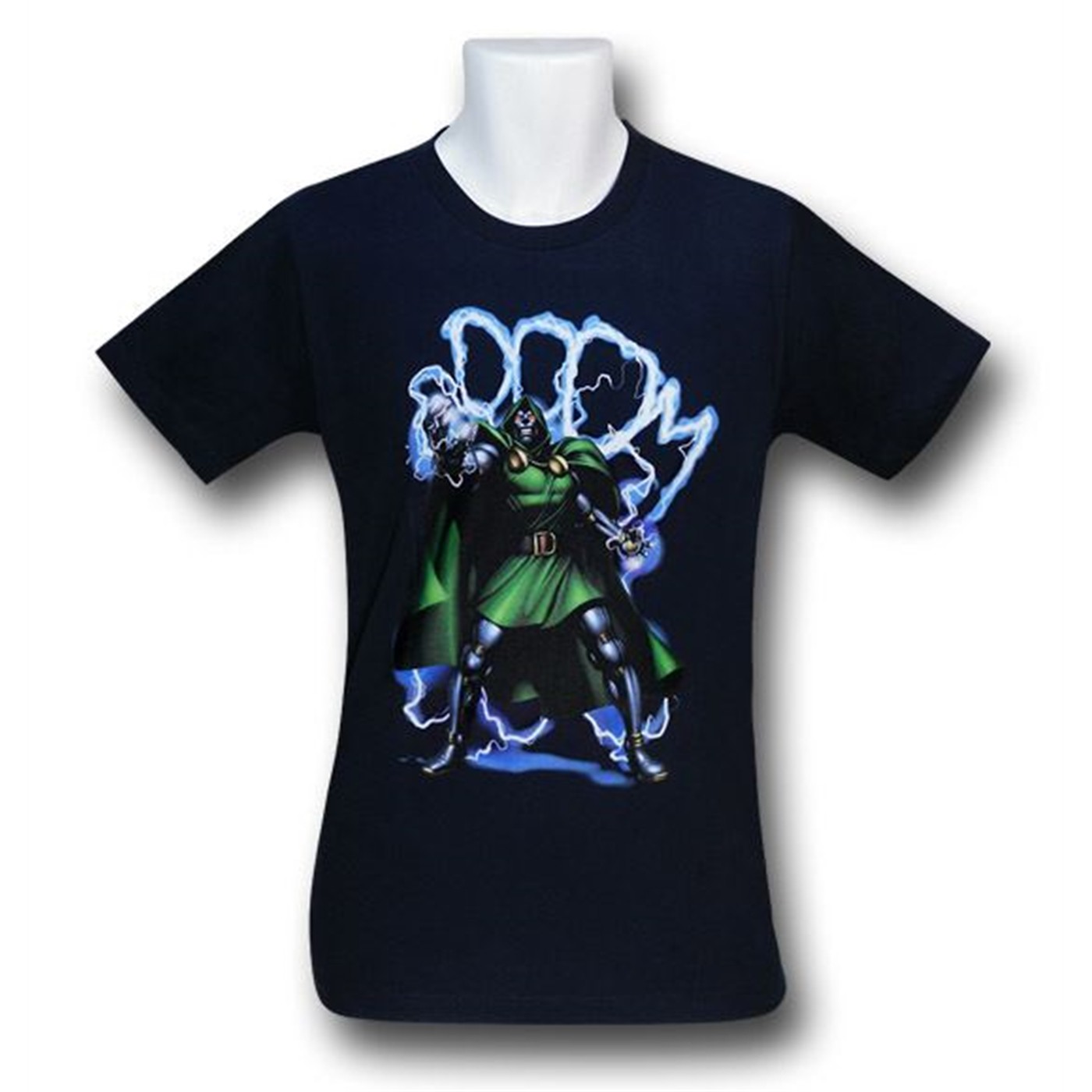 Doctor Doom Electricity 30 Single T-Shirt, Blue