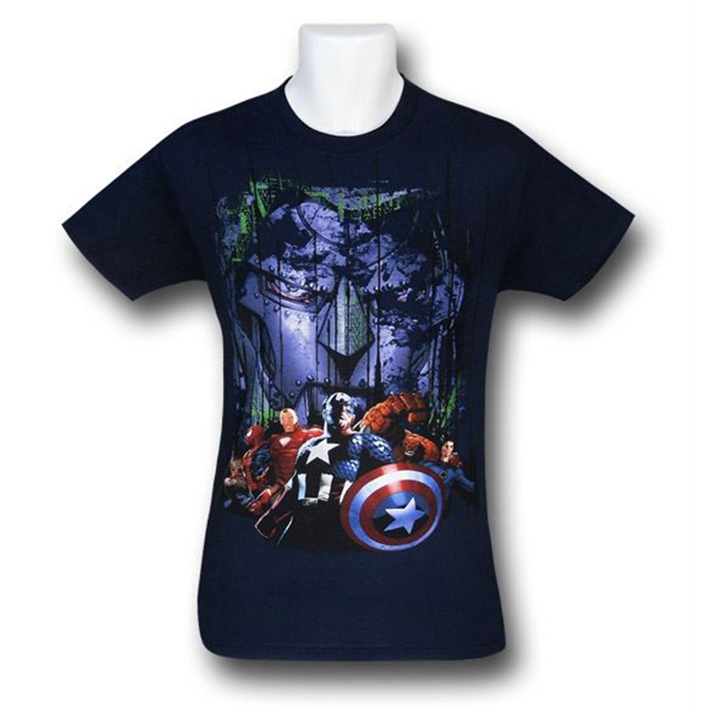 Doctor Doom Reign of Doom T-Shirt, Blue