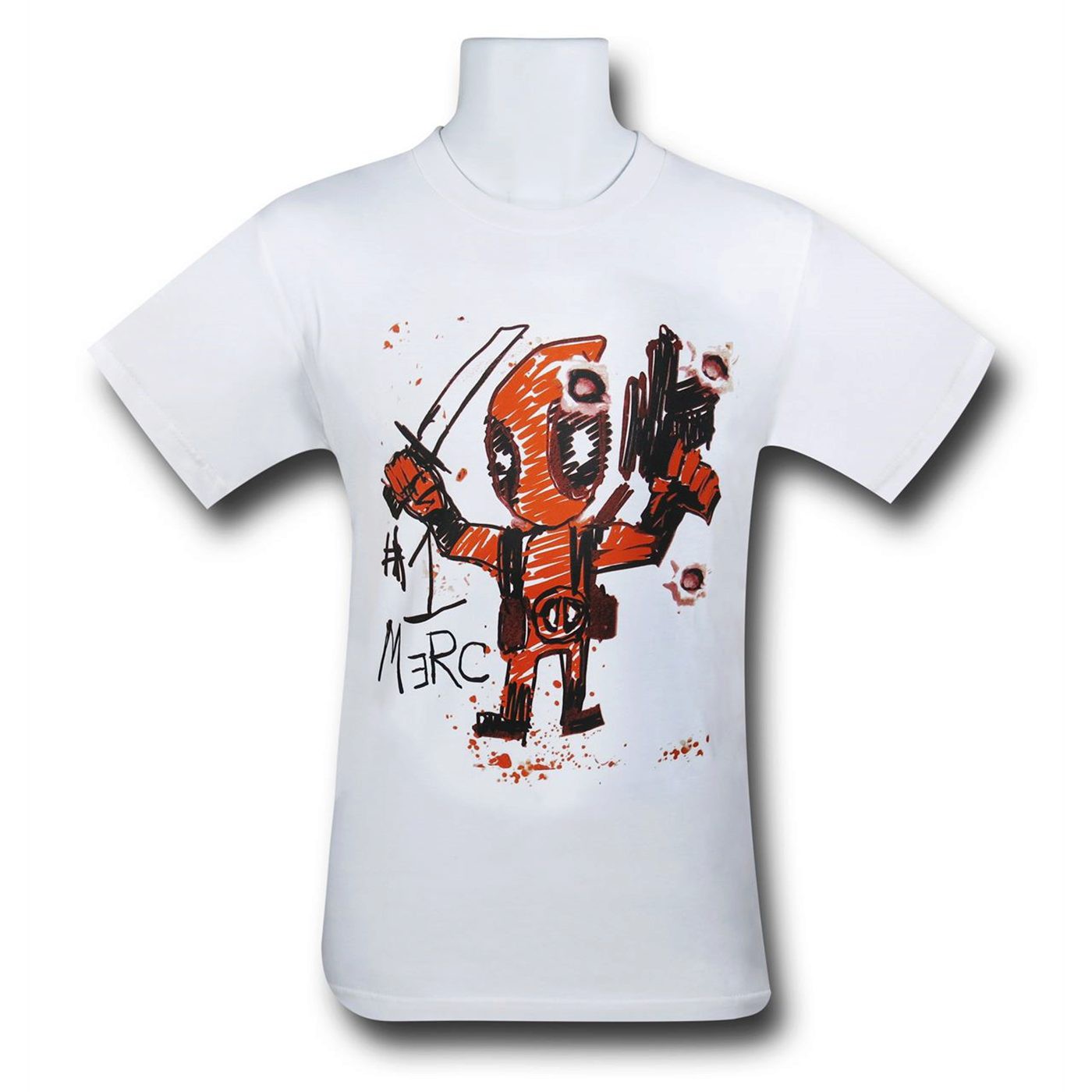 Deadpool #1 Merc Men's T-Shirt, White