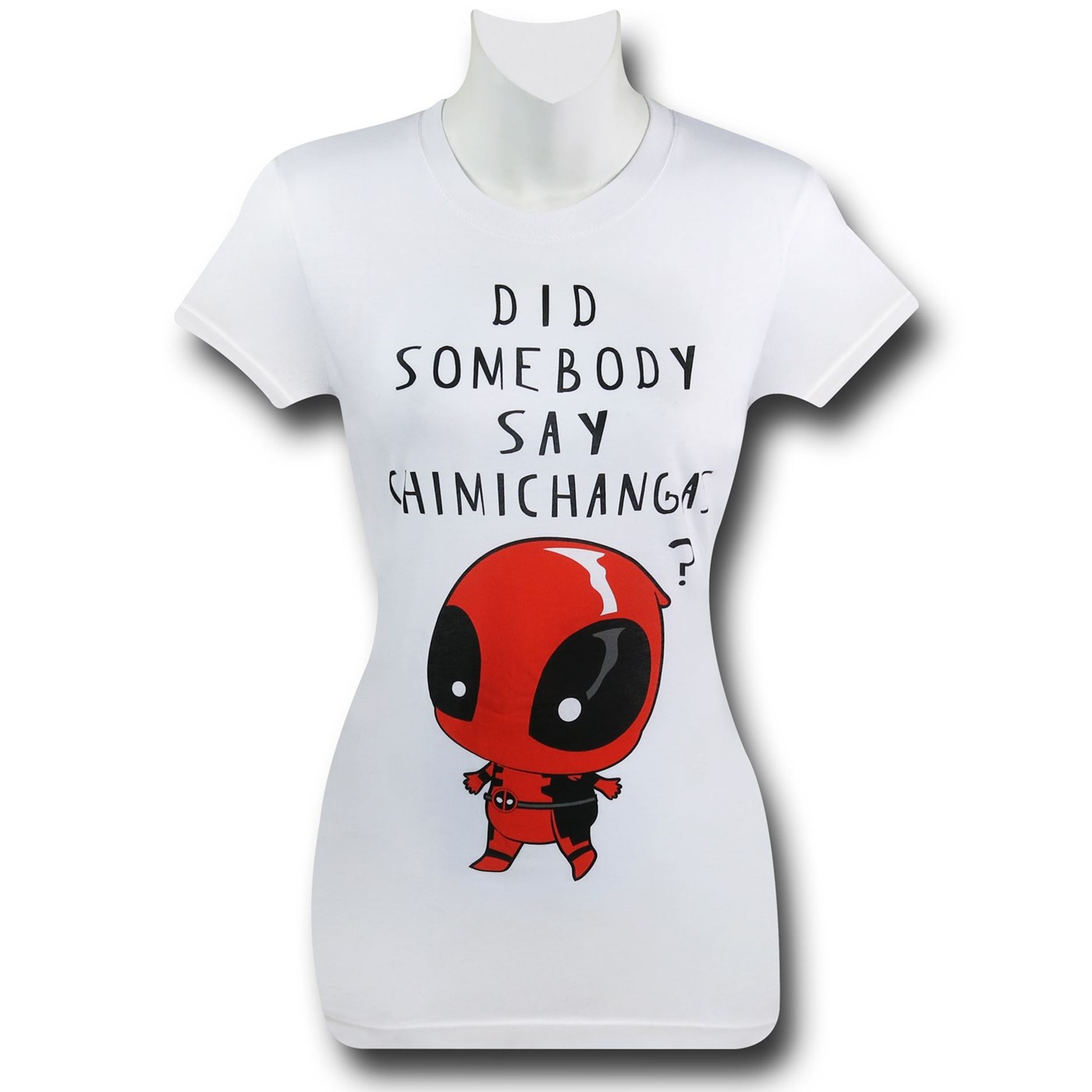 Deadpool Chimichangas Women's T-Shirt, White